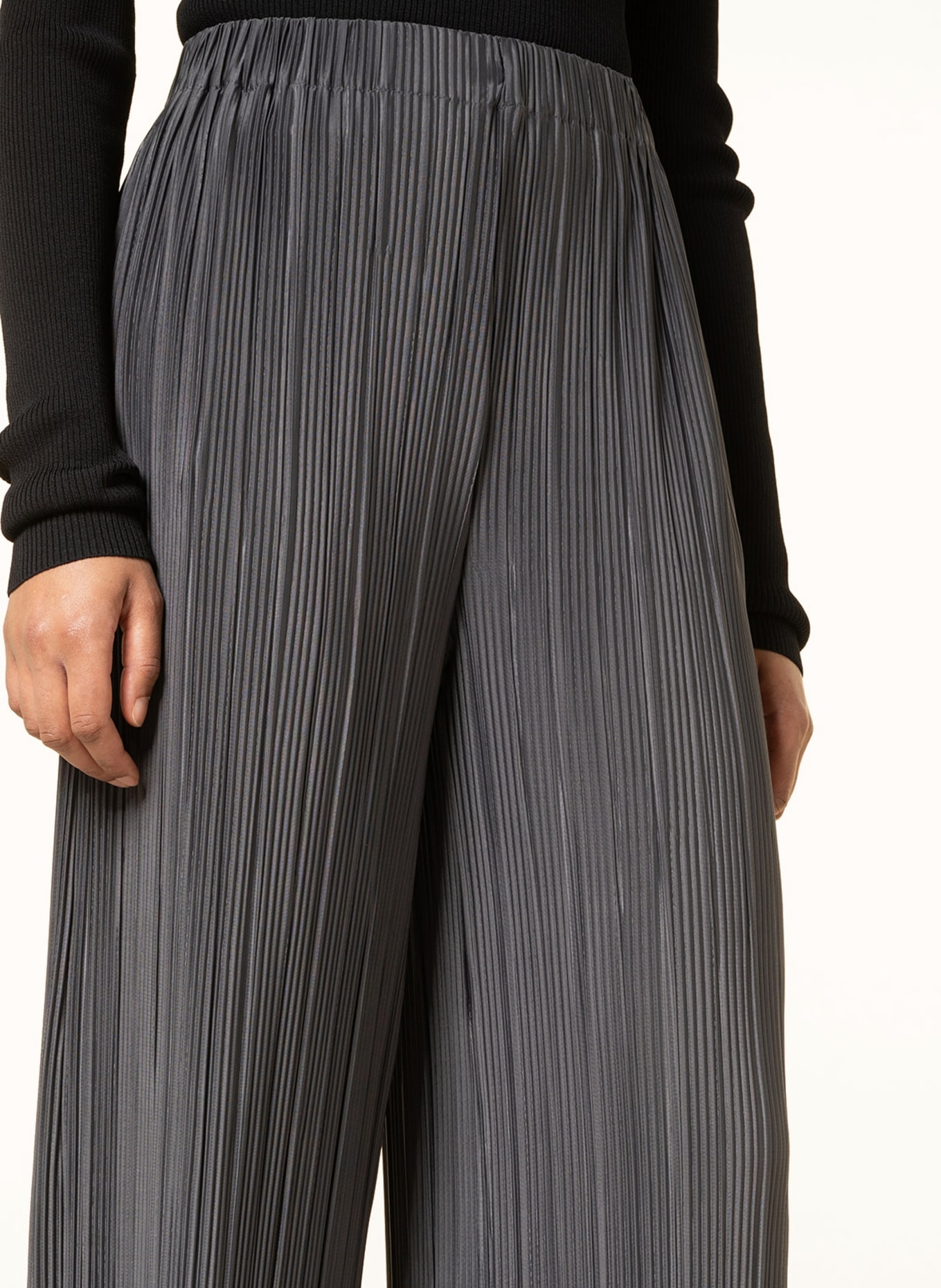 SAMSØE  SAMSØE Plisseehose UMA: DUNKELGRAU