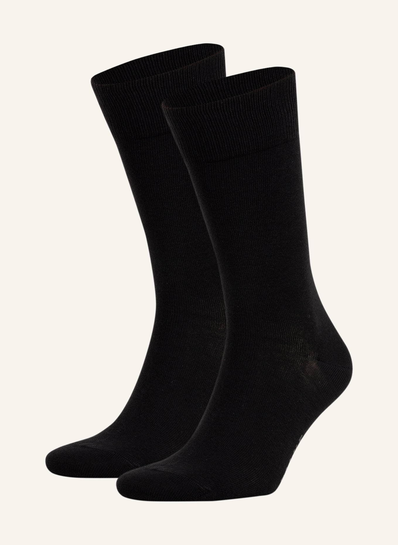 FALKE 2-pack socks HAPPY , Color: 3000 BLACK (Image 1)
