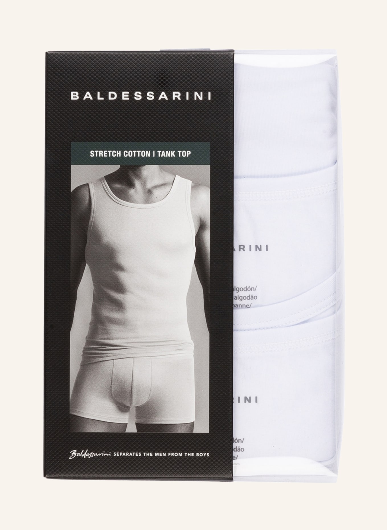 BALDESSARINI 2er-Pack Unterhemden , Farbe: WEISS (Bild 3)