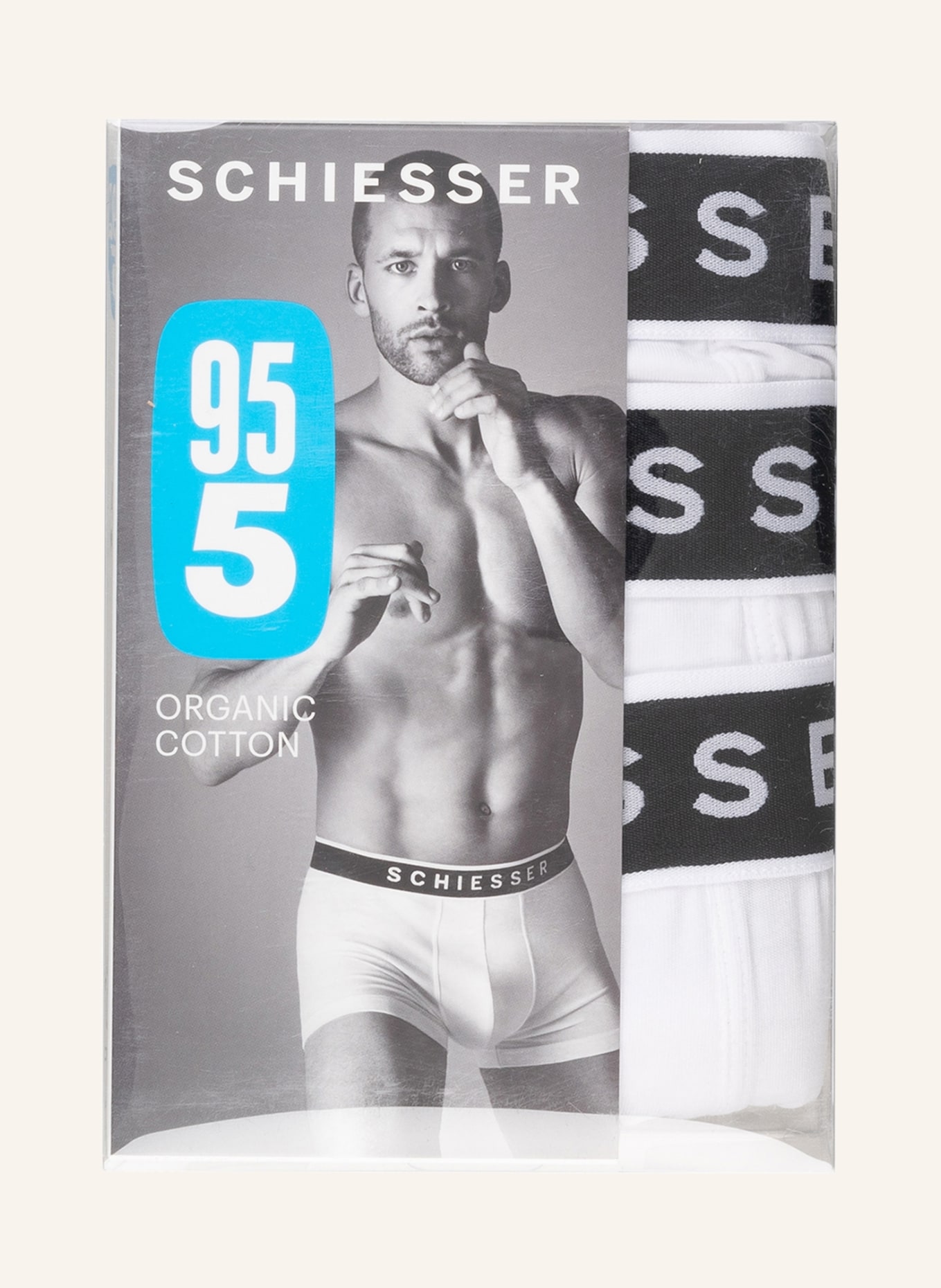 SCHIESSER 3-pack boxer shorts 95/5, Color: WHITE (Image 3)