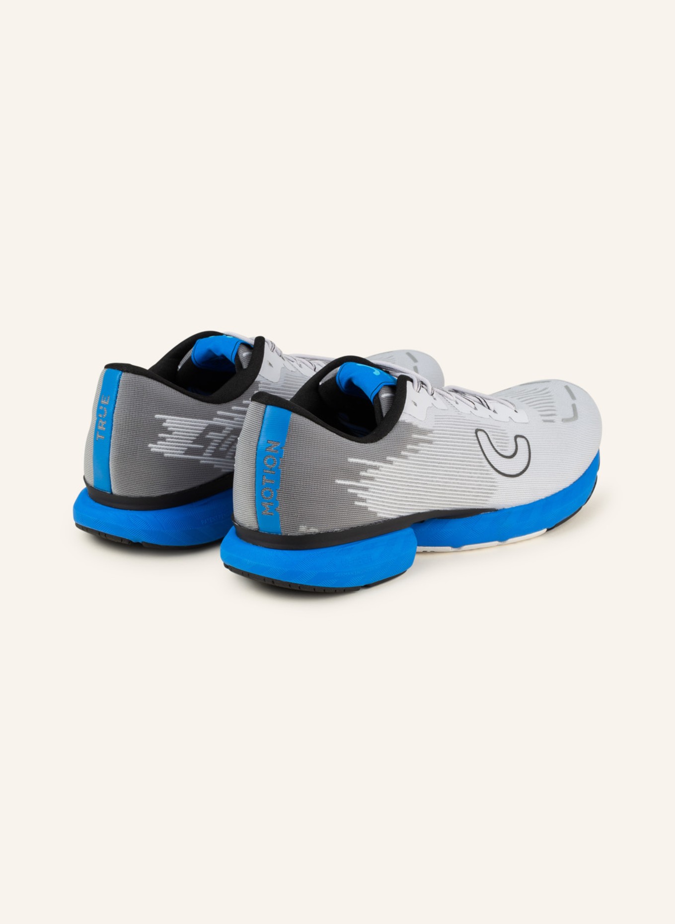TRUE MOTION Running shoe U-TECH SOLO, Color: LIGHT GRAY/ GRAY/ BLUE (Image 2)