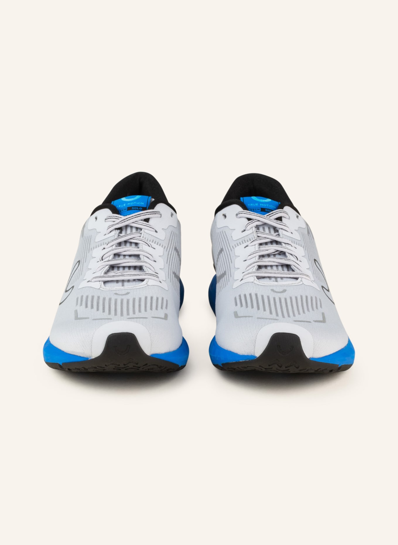 TRUE MOTION Running shoe U-TECH SOLO, Color: LIGHT GRAY/ GRAY/ BLUE (Image 3)