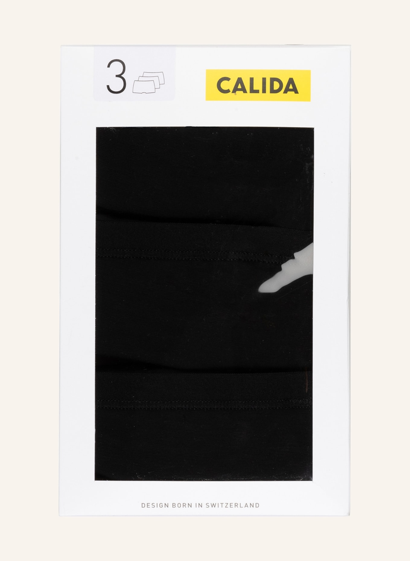 CALIDA Kalhotky do pasu NATUR COMFORT, 3 kusy v balení, Barva: ČERNÁ (Obrázek 3)