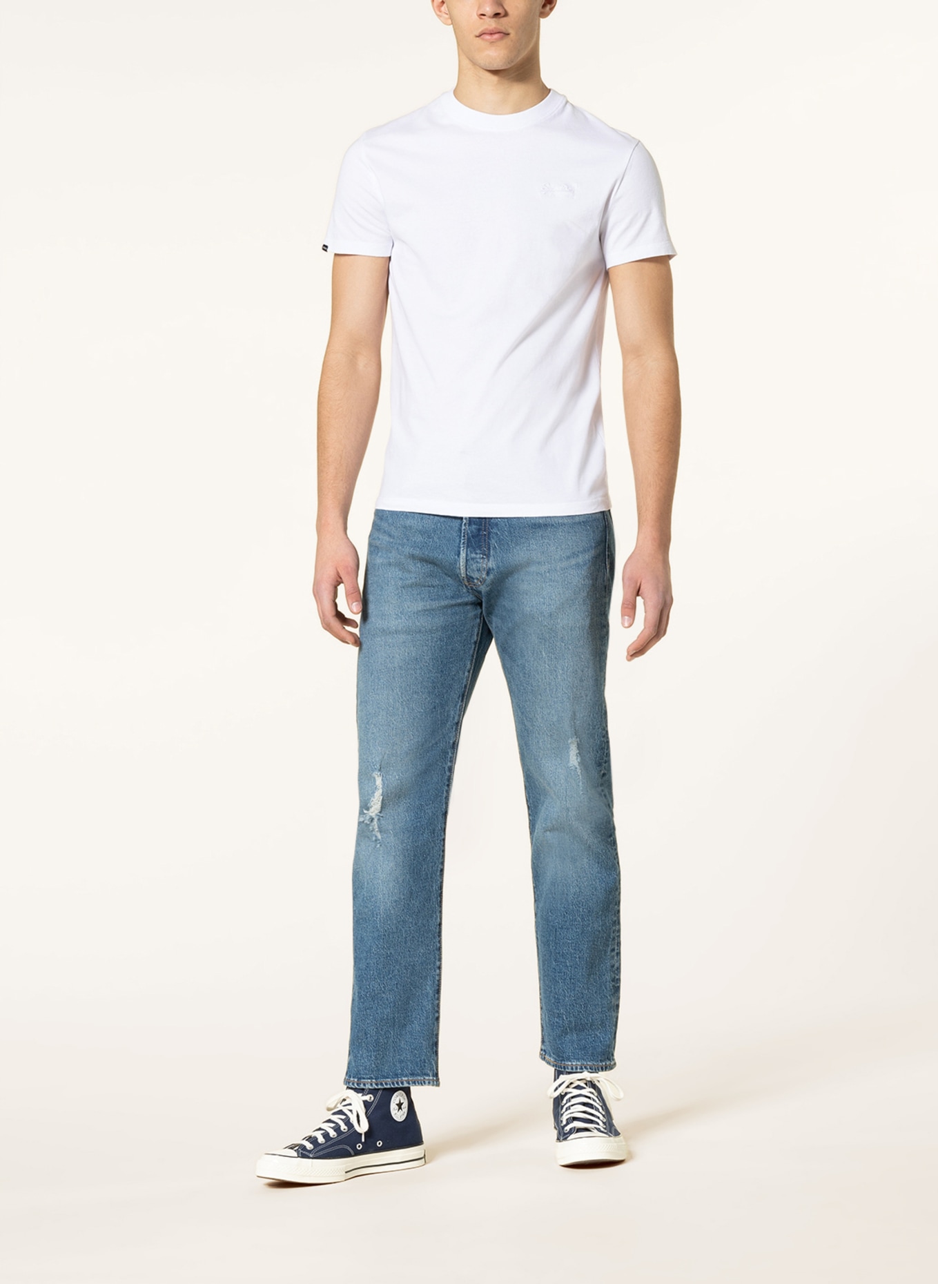 Superdry T-shirt , Color: WHITE (Image 2)