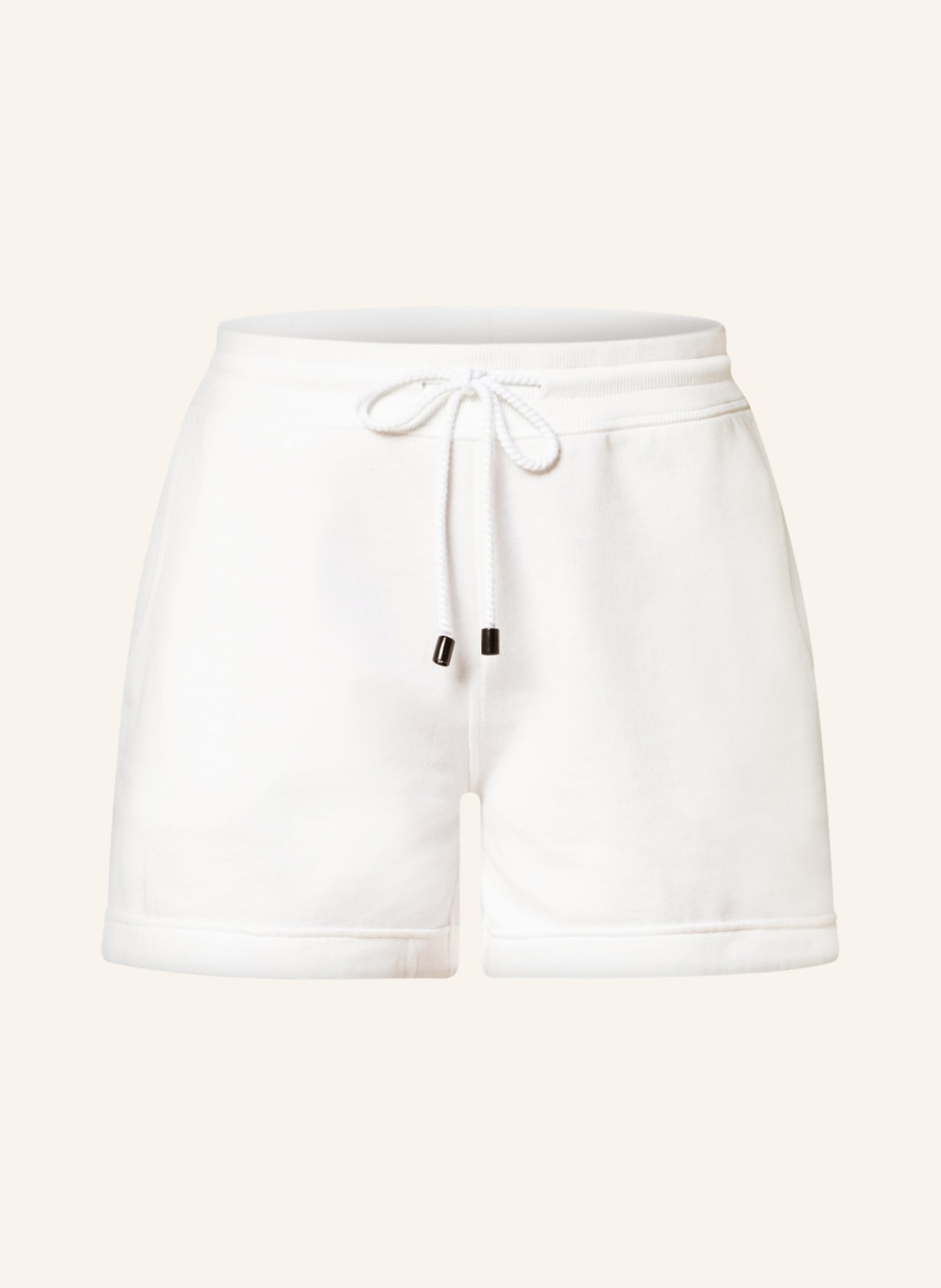 Juvia Sweat shorts, Color: WHITE (Image 1)