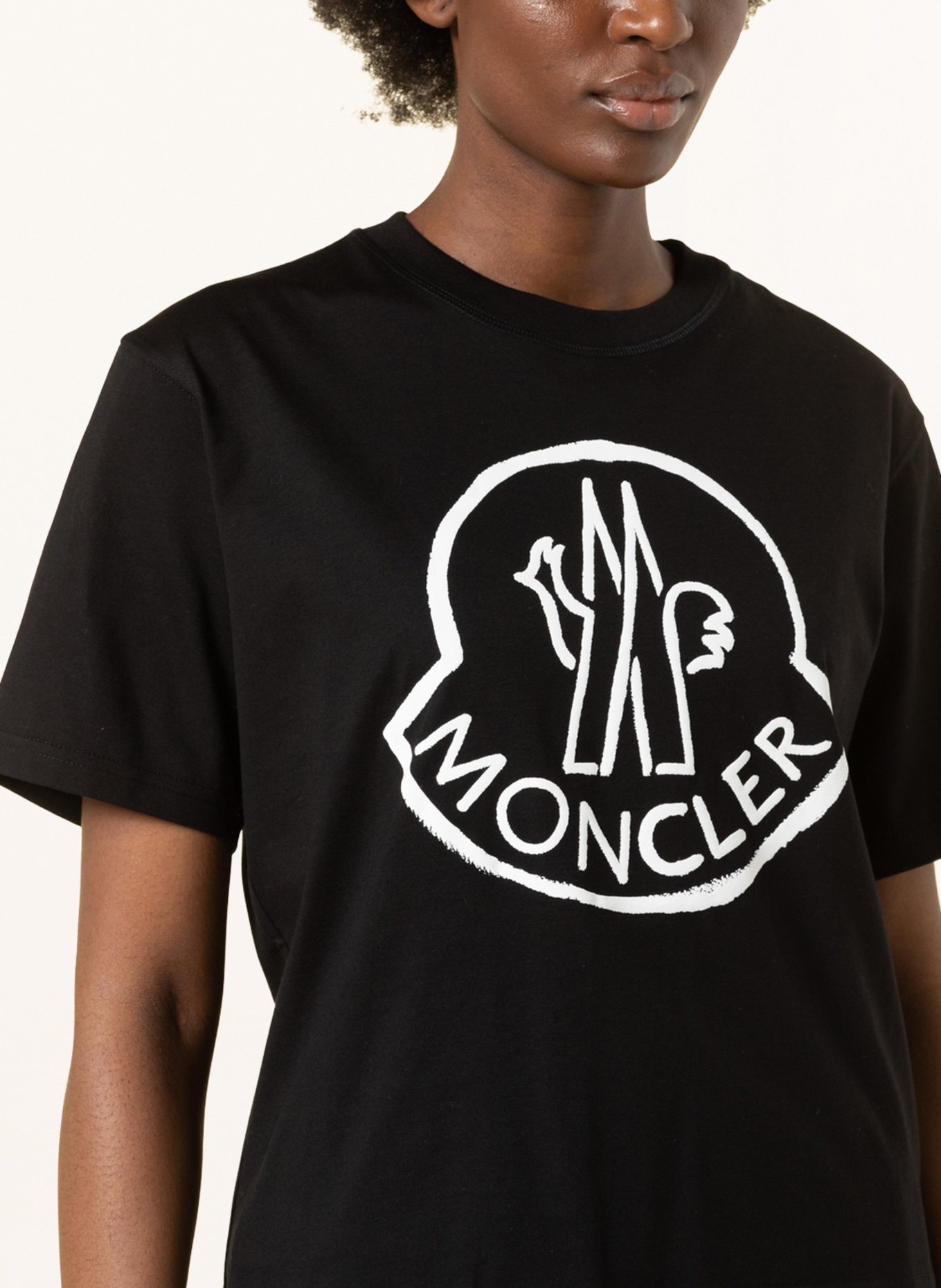 MONCLER T-shirt, Kolor: CZARNY (Obrazek 4)
