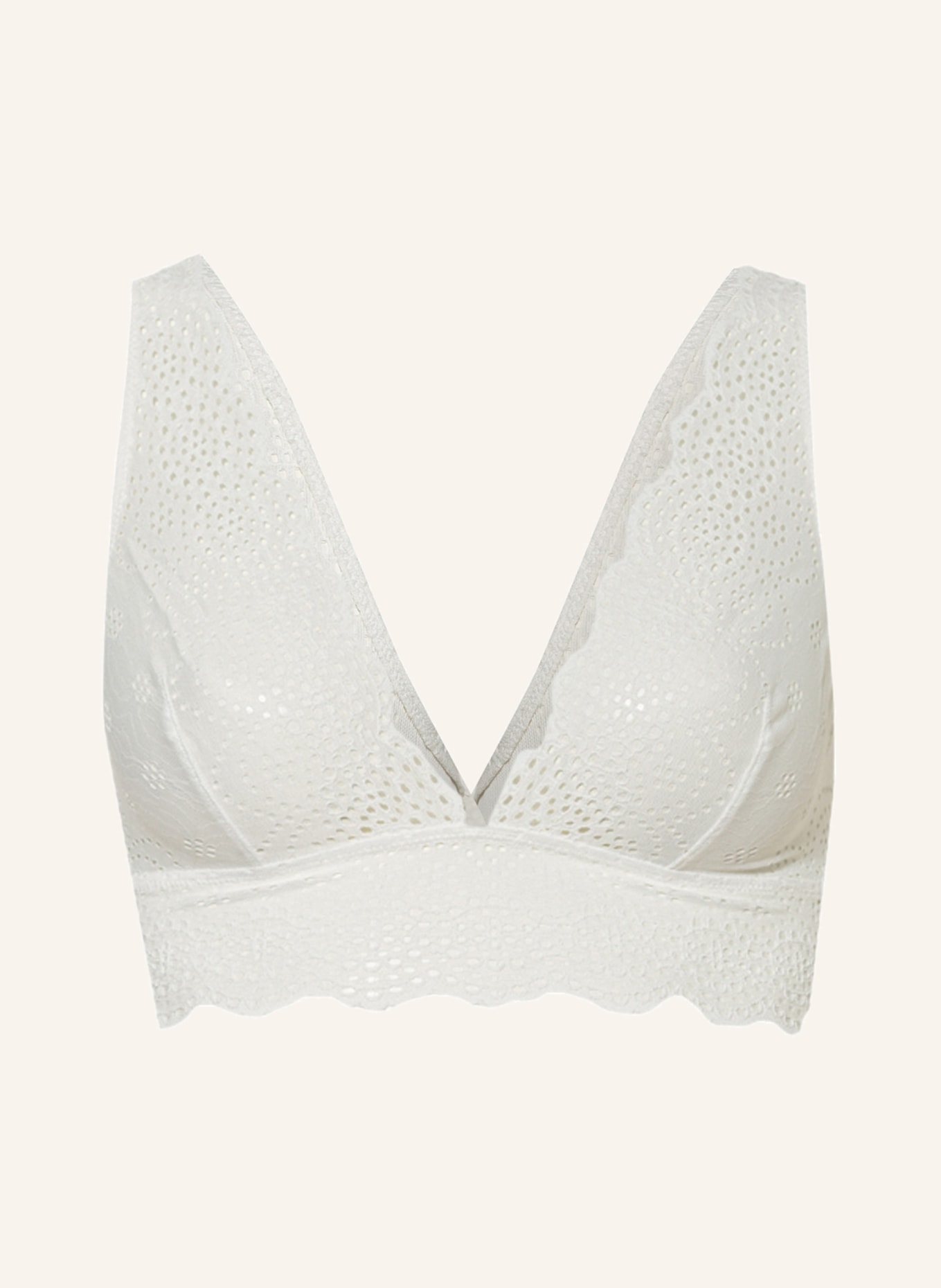 Skiny Bralette EVERY DAY IN BAMBOO LACE, Color: WHITE (Image 1)