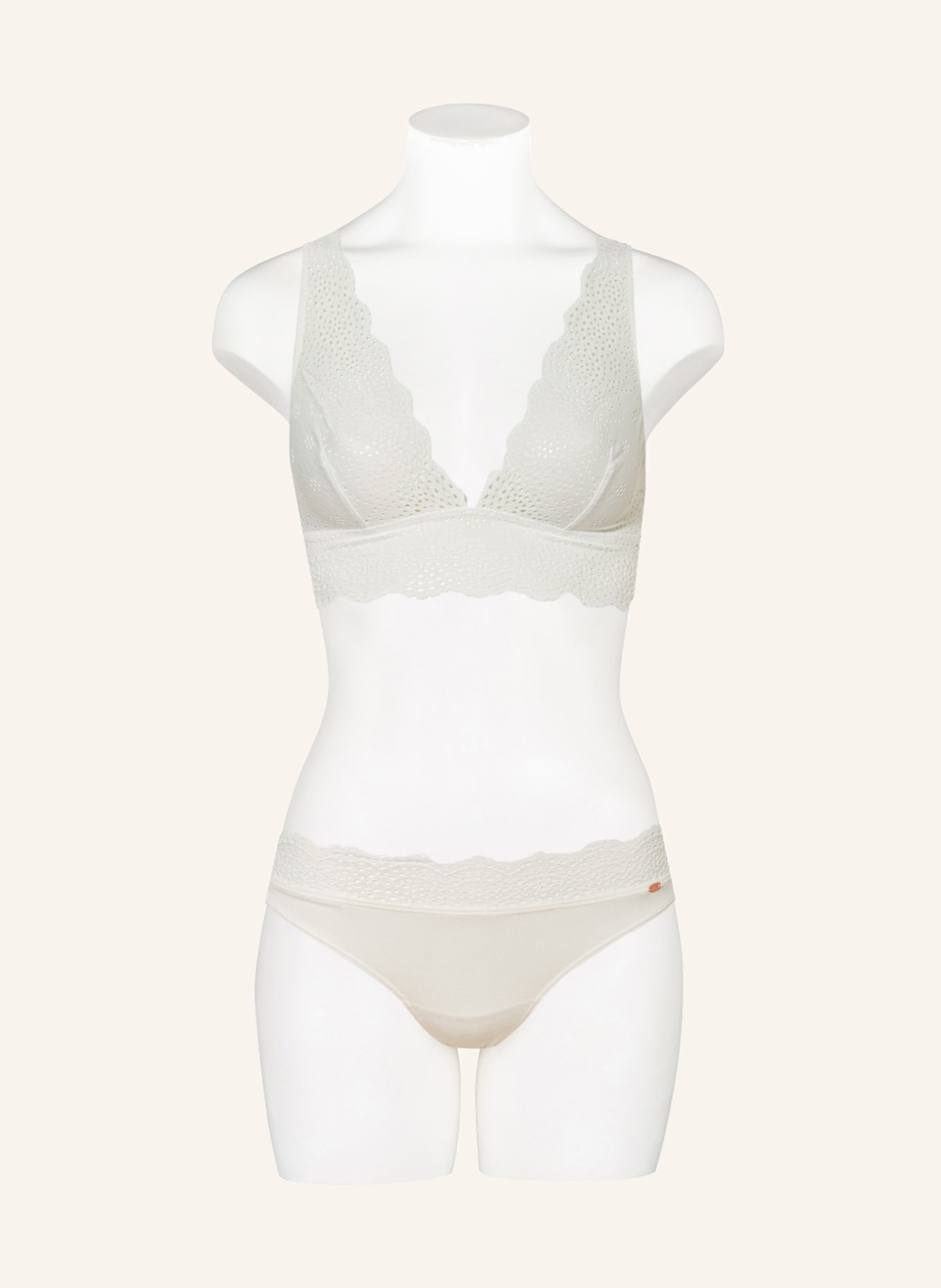 Skiny Bralette EVERY DAY IN BAMBOO LACE, Color: WHITE (Image 2)