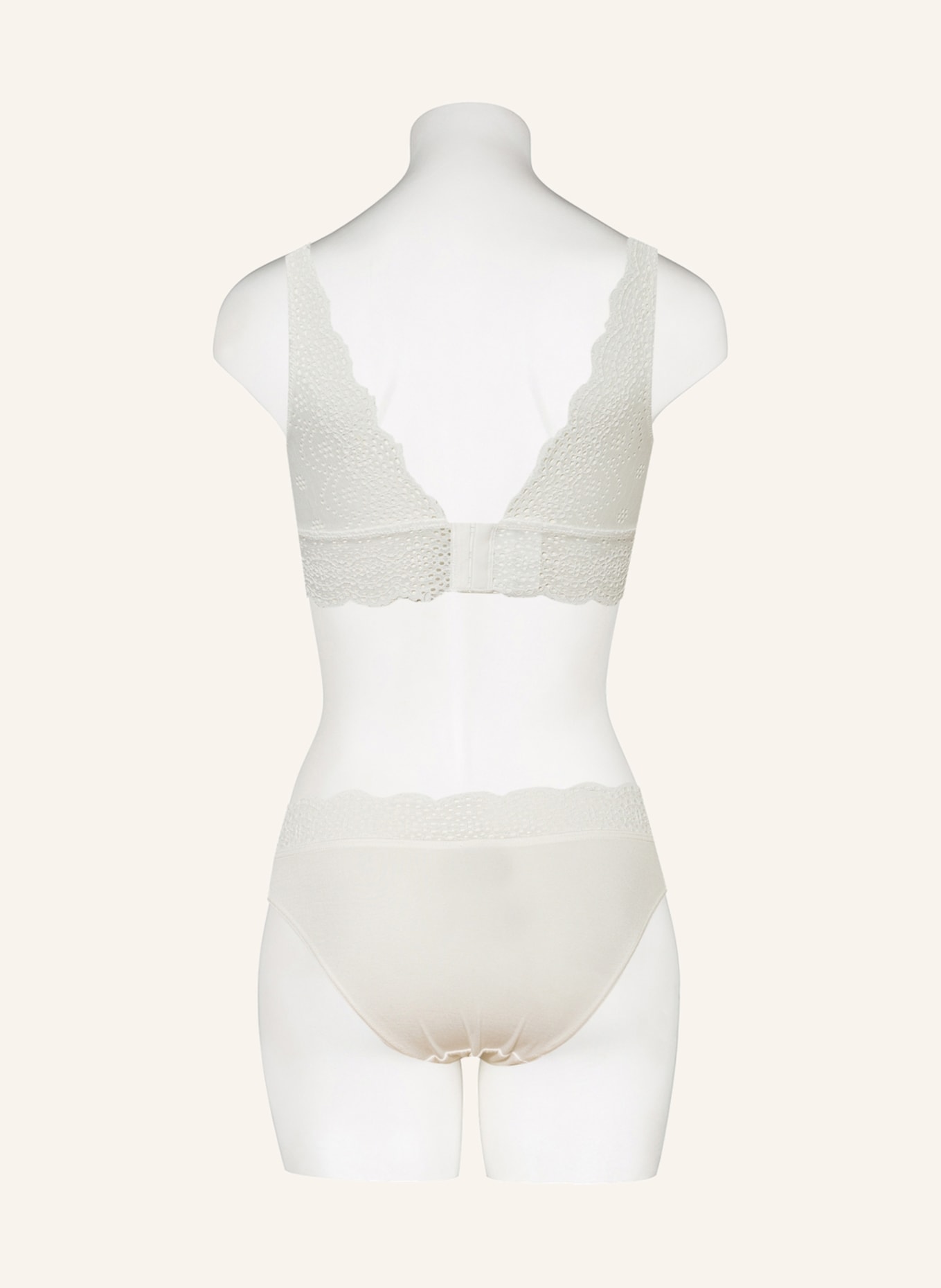 Skiny Bralette EVERY DAY IN BAMBOO LACE, Color: WHITE (Image 3)