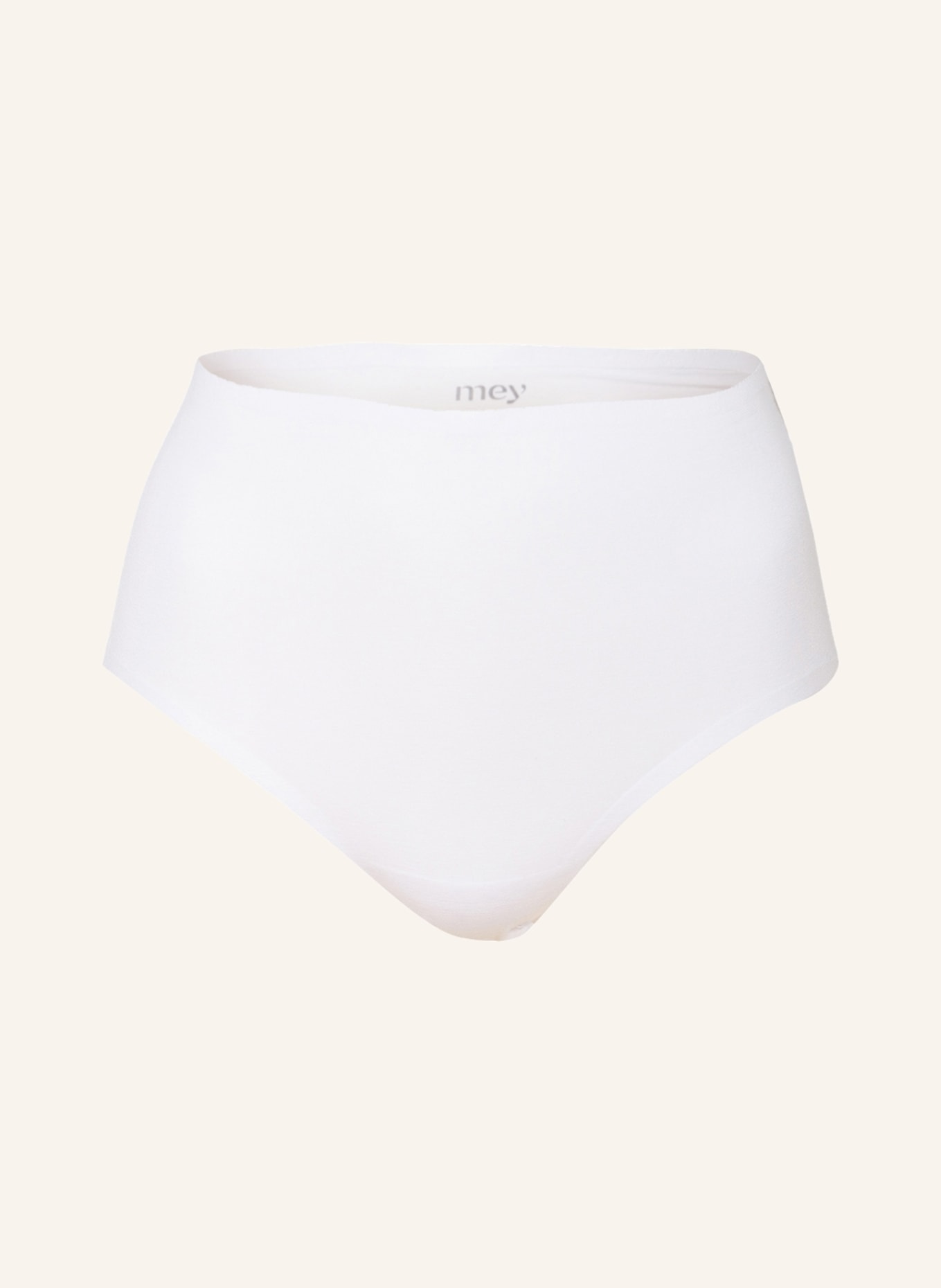 mey High-waisted brief series PURE SECOND ME, Color: WHITE (Image 1)