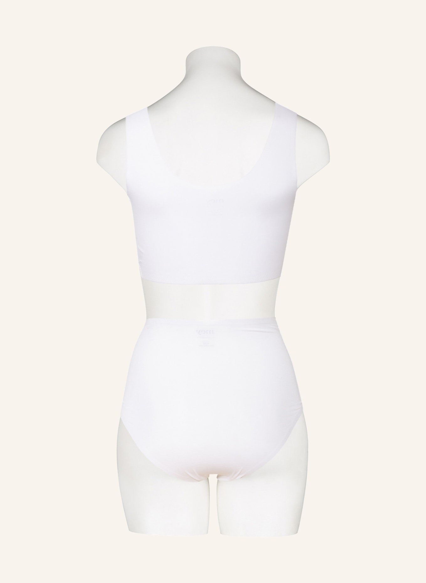 mey High-waisted brief series PURE SECOND ME, Color: WHITE (Image 3)