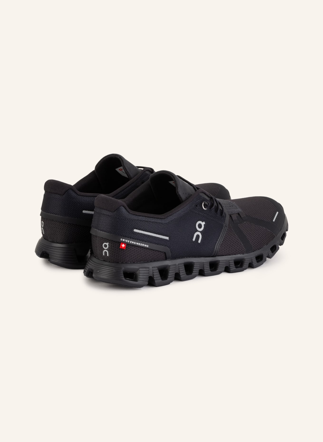 On Sneakers CLOUD 5.0, Color: BLACK (Image 2)