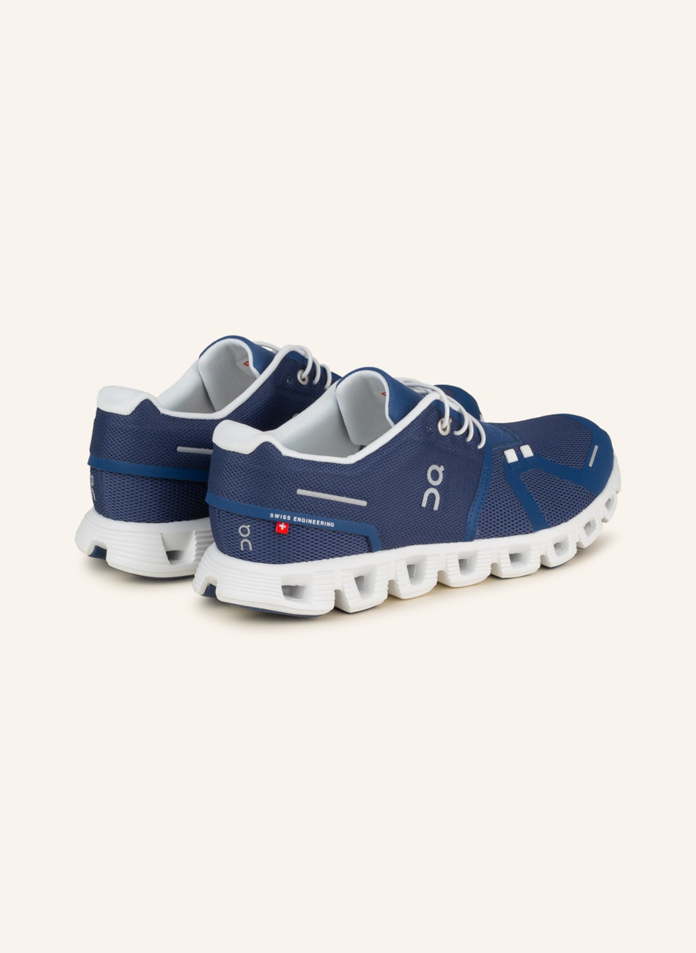 On Sneaker CLOUD 5: BLAU/ WEISS