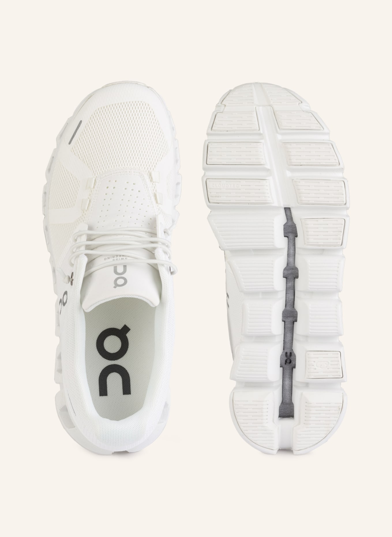 On Sneakers CLOUD 5.0, Color: WHITE (Image 5)