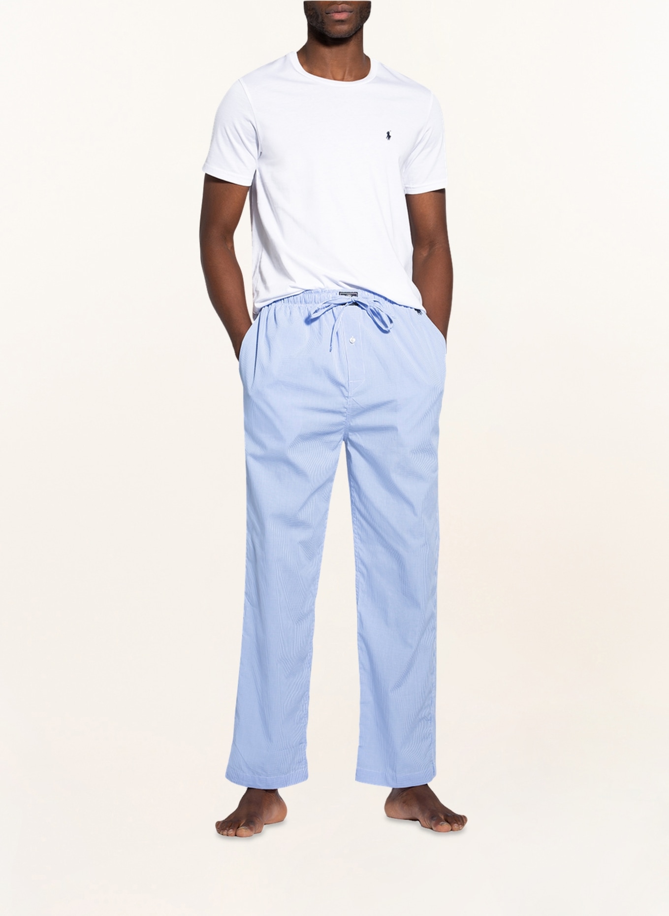 POLO RALPH LAUREN Pajama pants, Color: LIGHT BLUE/ BLUE (Image 2)