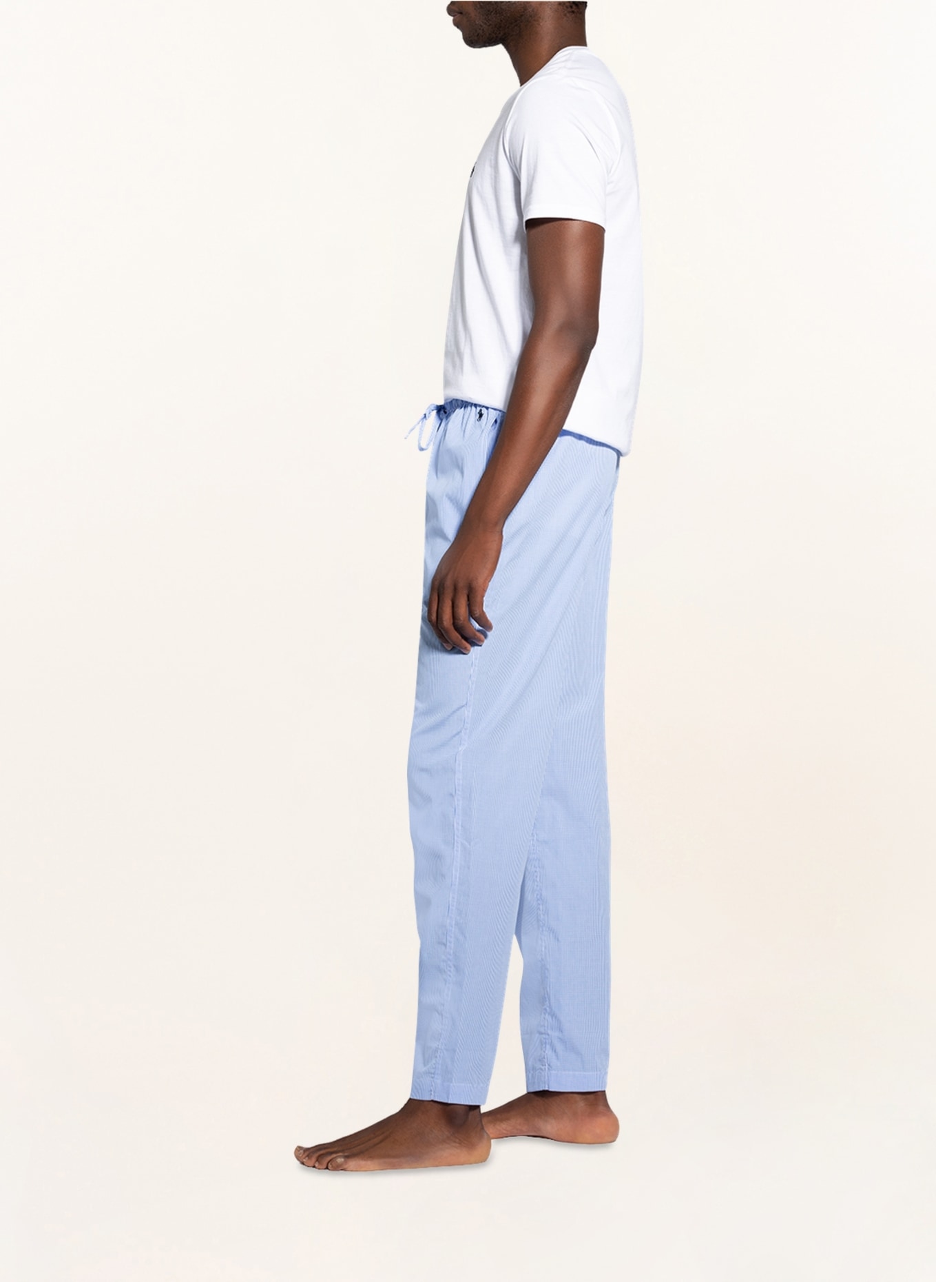 POLO RALPH LAUREN Pajama pants, Color: LIGHT BLUE/ BLUE (Image 4)