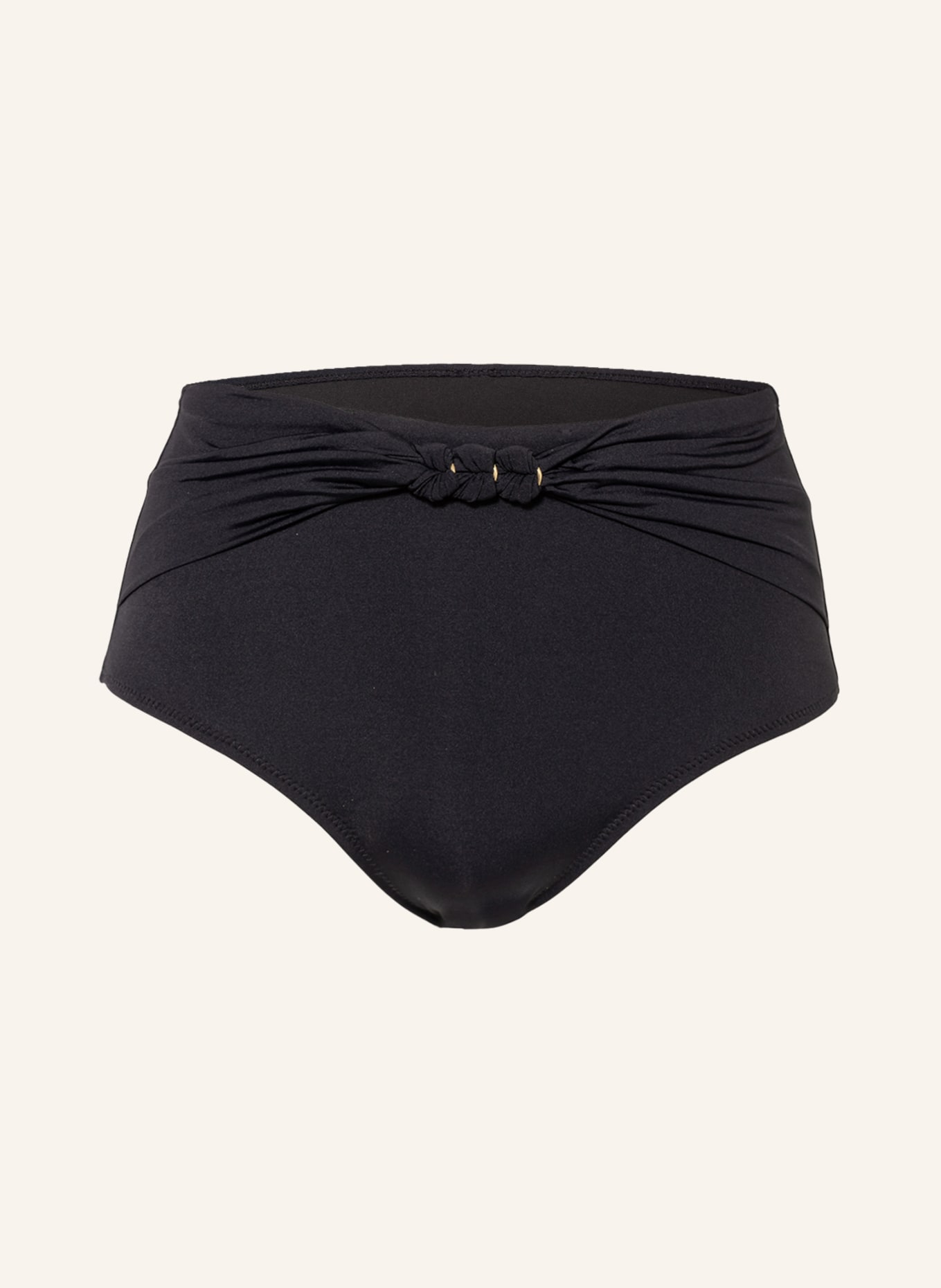 Aubade High waist bikini bottoms OCEAN CRUISE, Color: BLACK (Image 1)