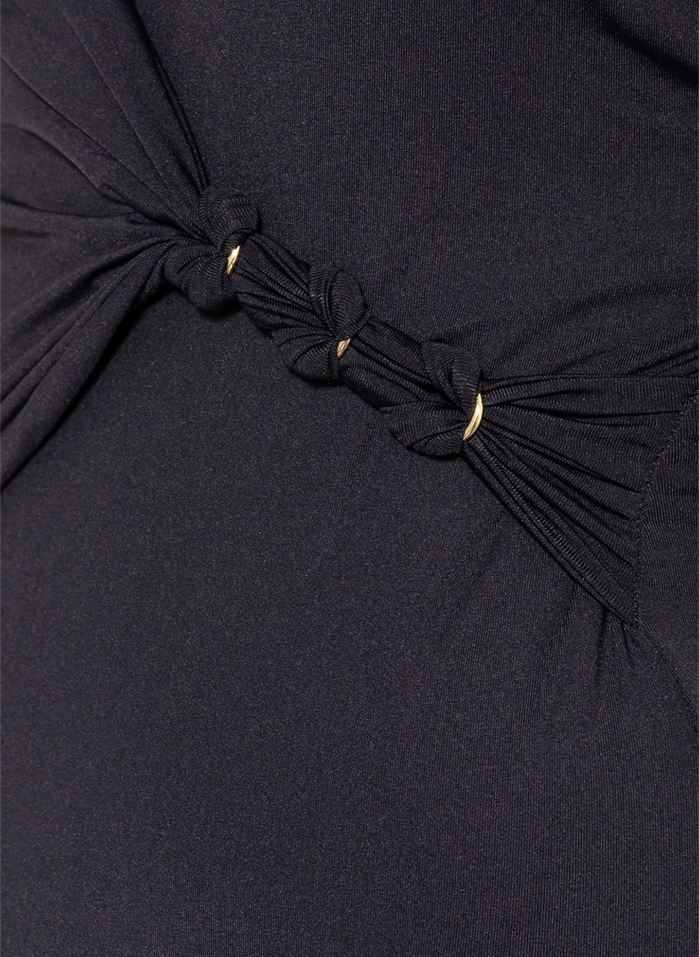 Aubade Halter neck swimsuit OCEAN CRUISE in wrap look: BLACK