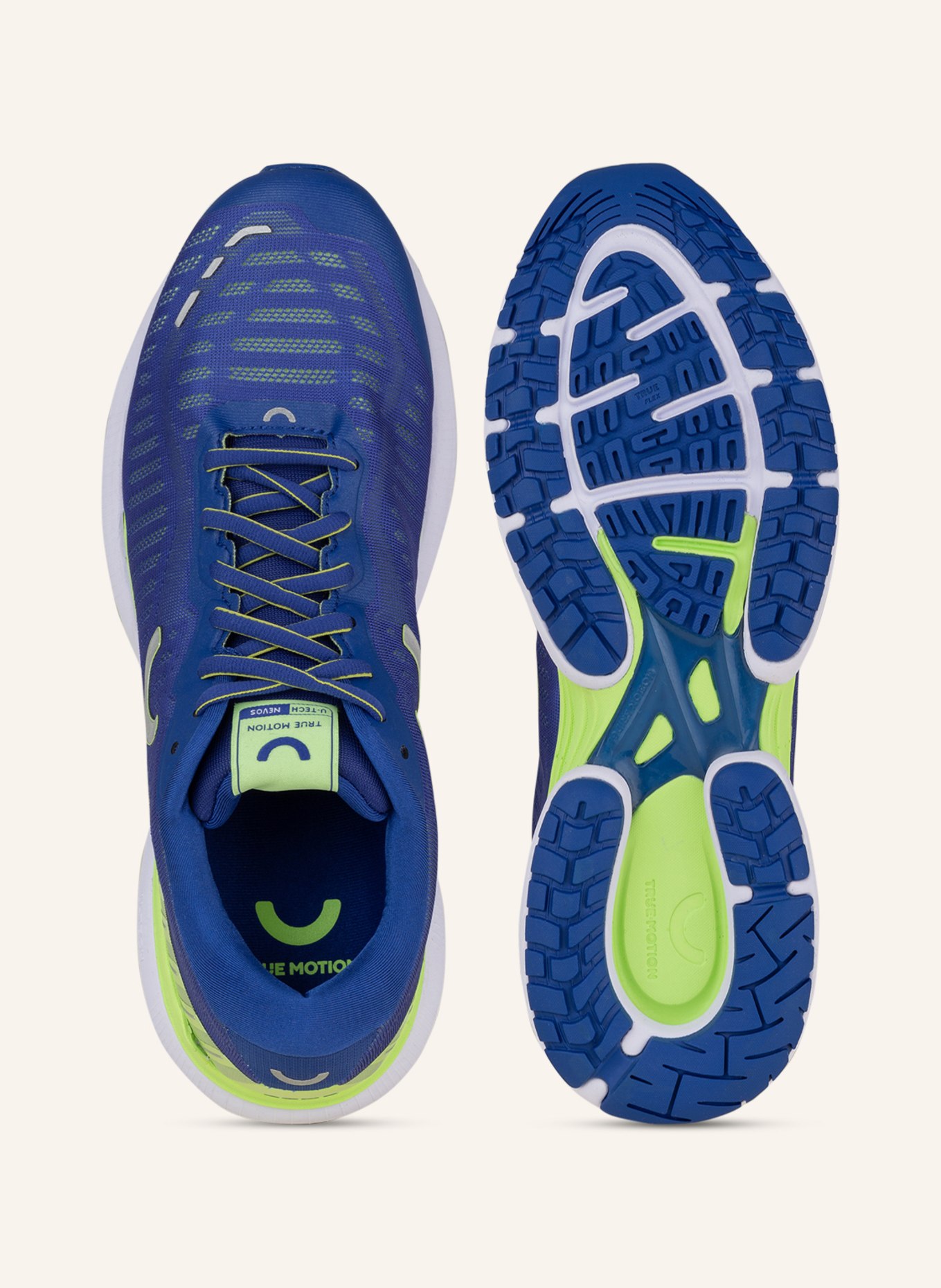 TRUE MOTION Running shoes NEVOS, Color: BLUE/ LIGHT GREEN/ WHITE (Image 5)