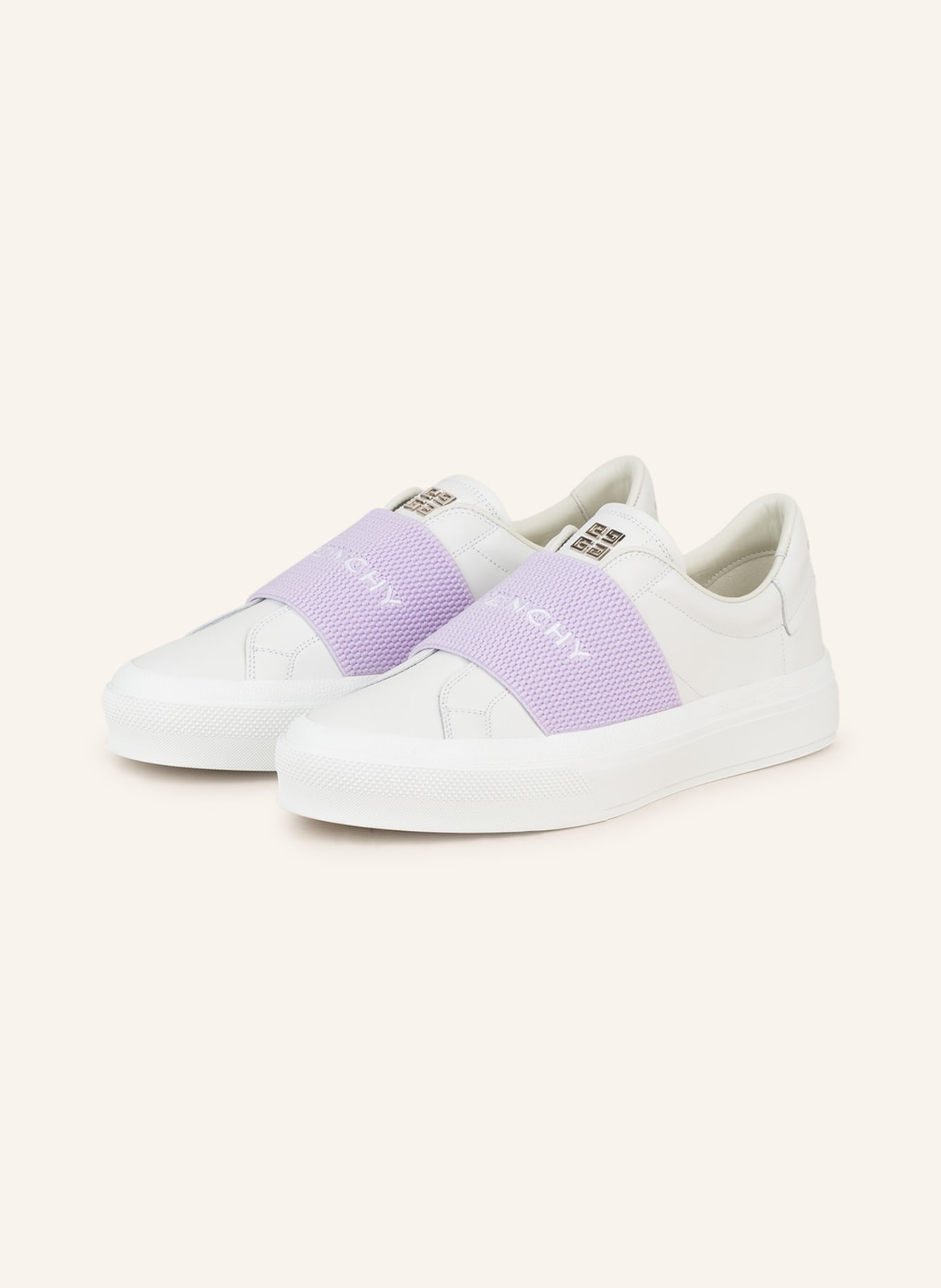 GIVENCHY Sneaker : WEISS/ HELLLILA