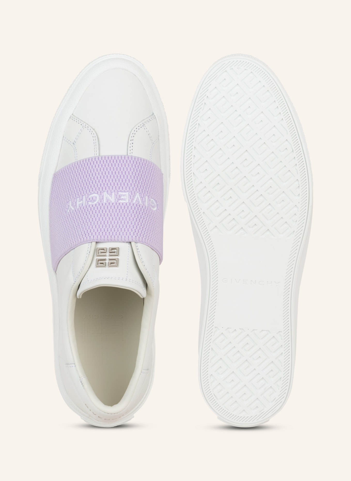 GIVENCHY Sneaker : WEISS/ HELLLILA