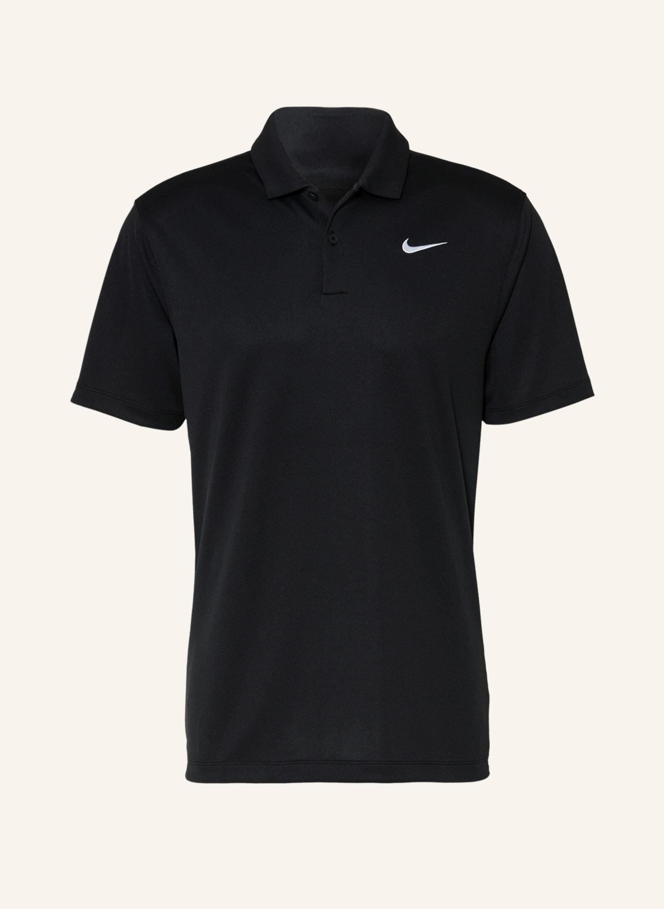 Nike Funktions-Poloshirt NIKECOURT DRI-FIT, Farbe: SCHWARZ/ WEISS (Bild 1)