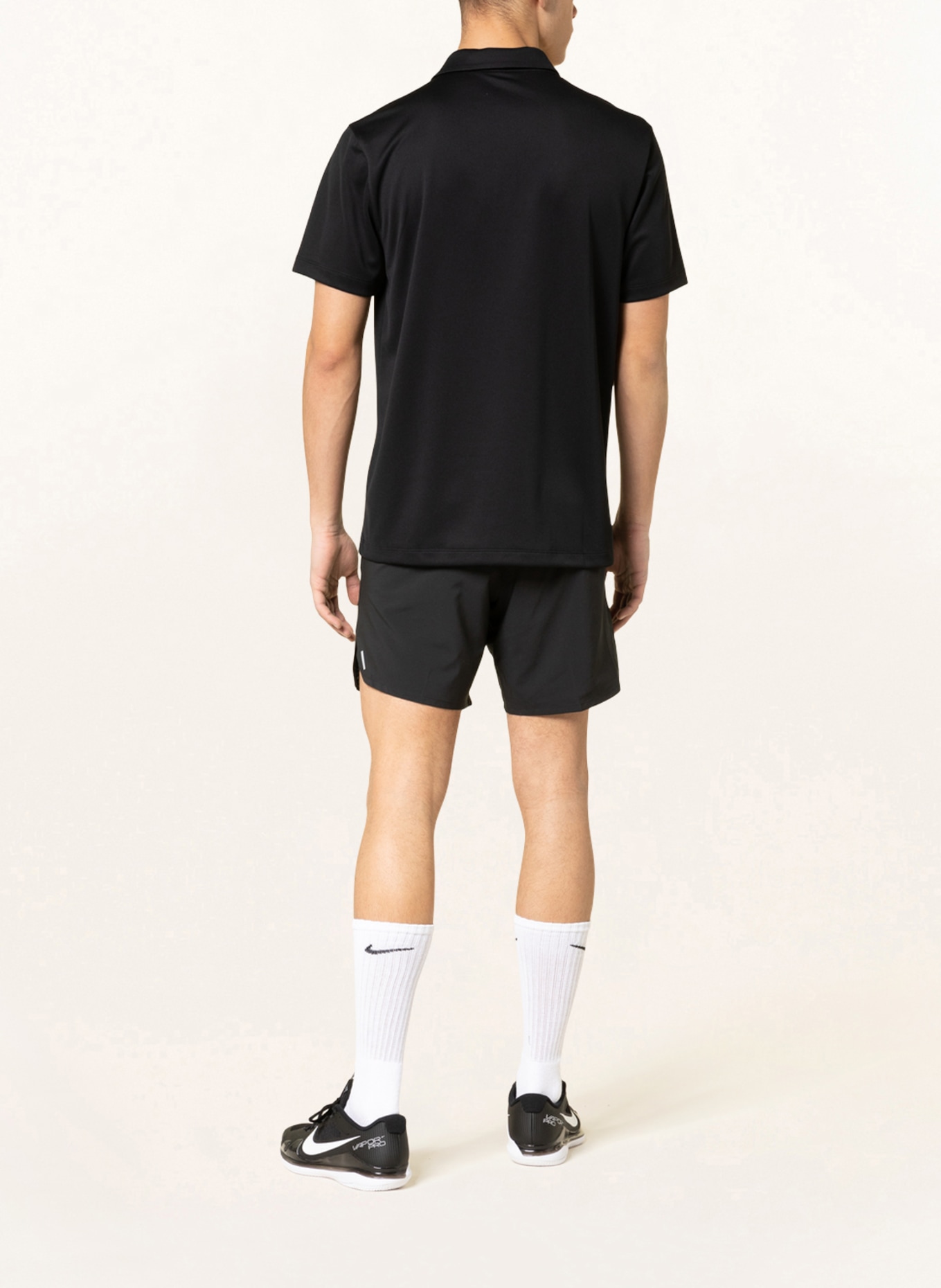 Nike Funktions-Poloshirt NIKECOURT DRI-FIT, Farbe: SCHWARZ/ WEISS (Bild 3)