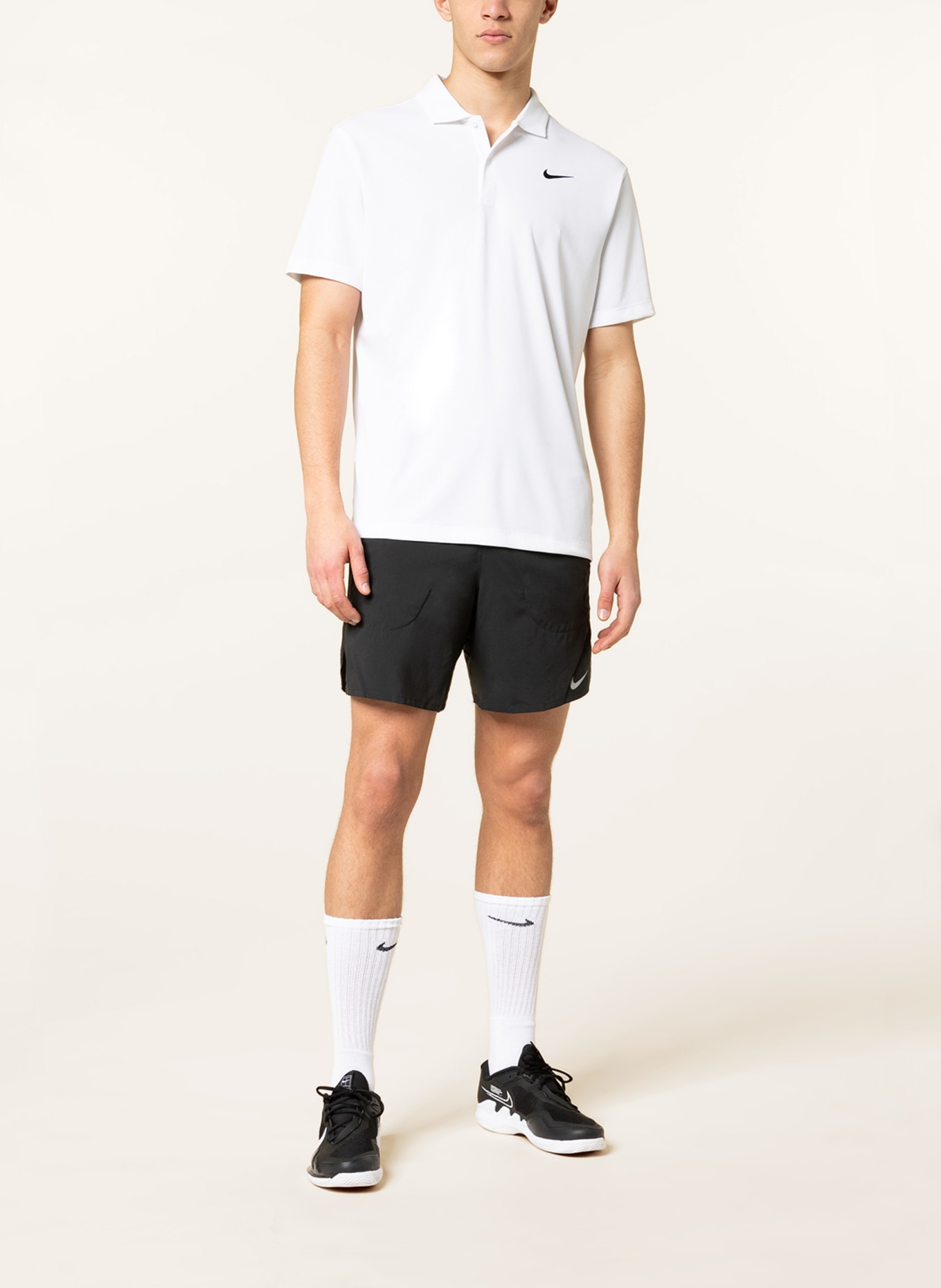Nike Funktions-Poloshirt NIKECOURT DRI-FIT, Farbe: WEISS (Bild 2)