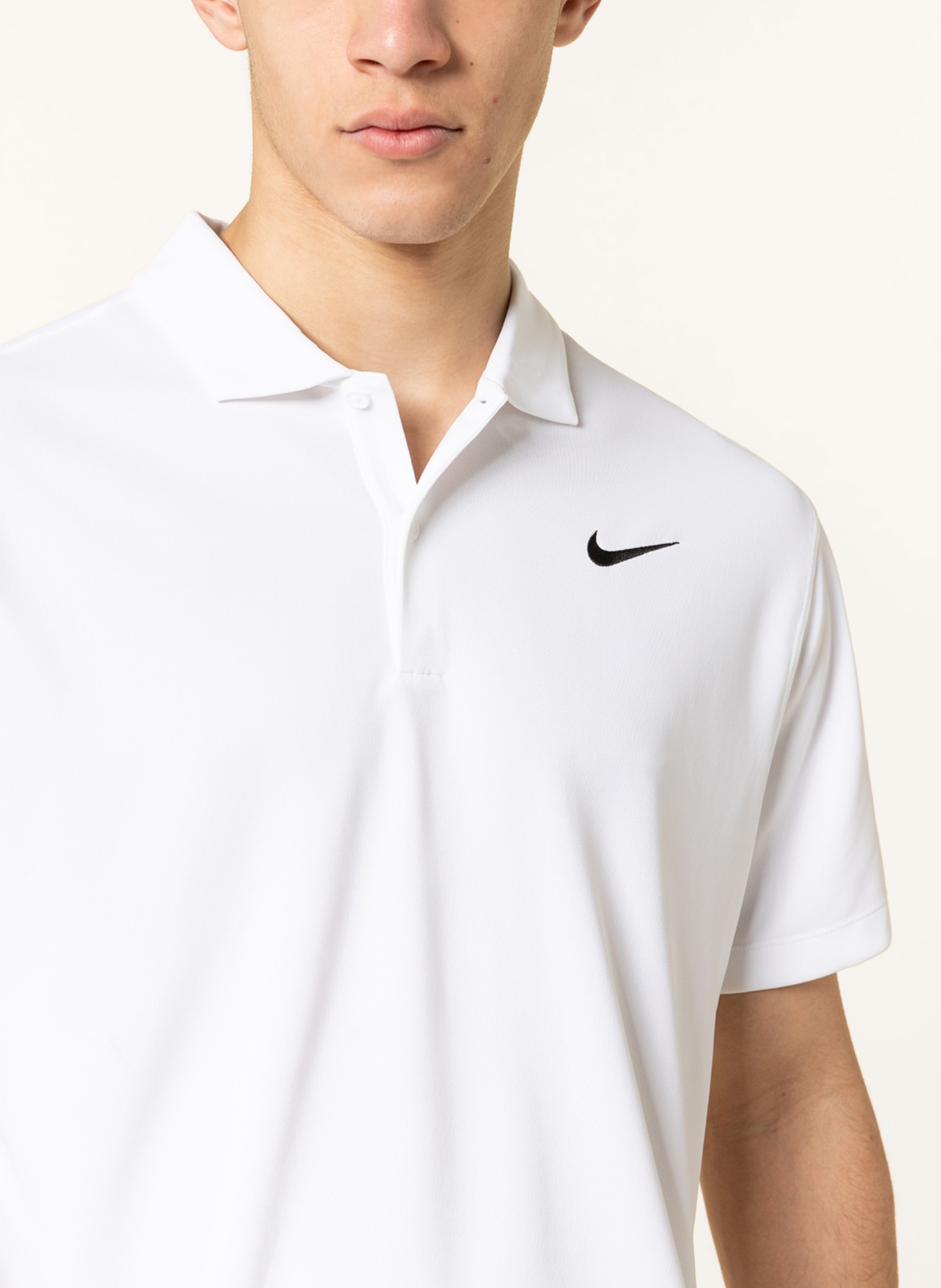 Nike Performance polo shirt NIKECOURT DRI-FIT, Color: WHITE (Image 4)