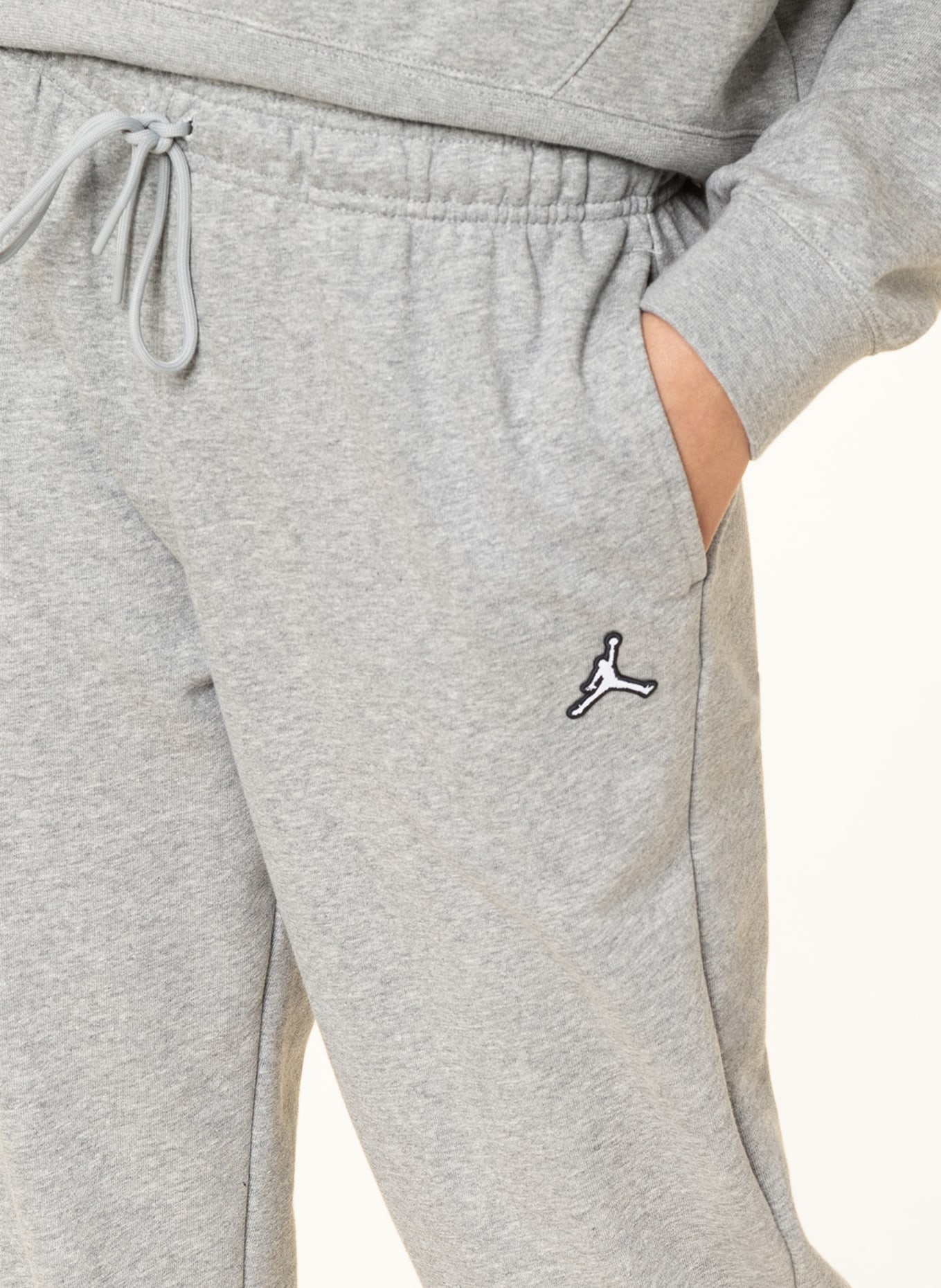 Grey jordan tracksuit 2025 bottoms