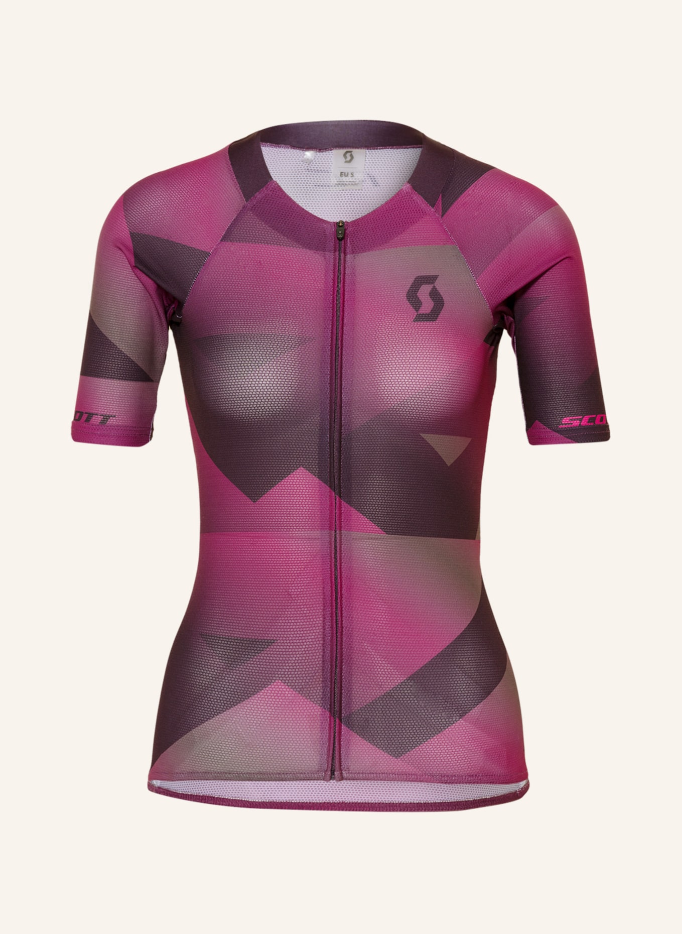 SCOTT Koszulka rowerowa PREMIUM CLIMBER z siatki, Kolor: FIOLETOWY/ CIEMNOCZERWONY (Obrazek 1)