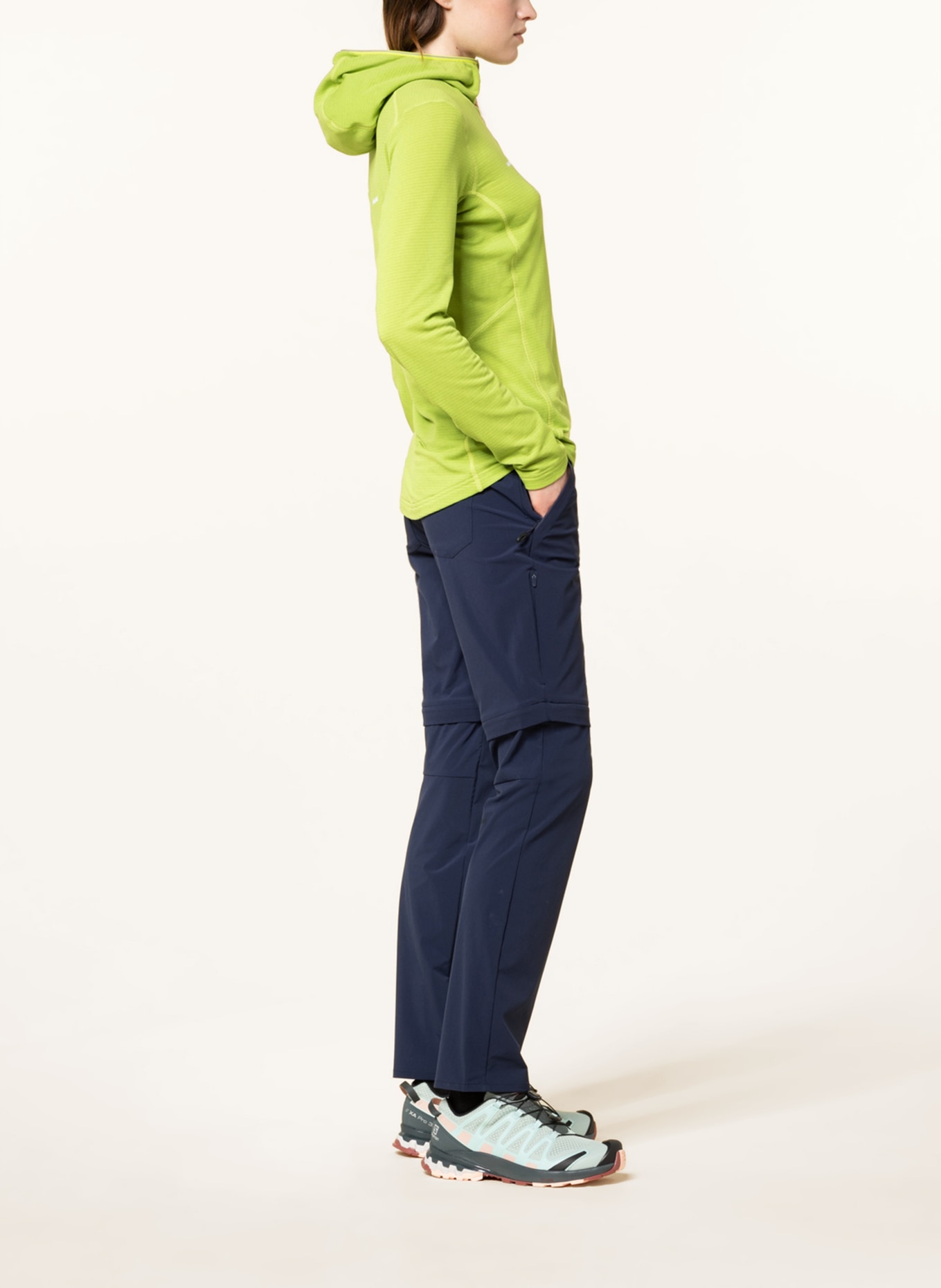 MAMMUT Spodnie z odpinanymi nogawkami RUNBOLD, Kolor: GRANATOWY (Obrazek 4)