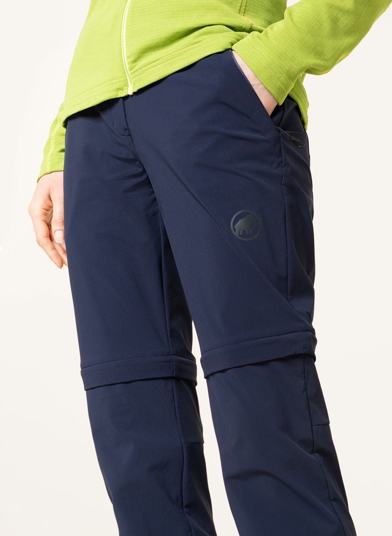 MAMMUT Spodnie z odpinanymi nogawkami RUNBOLD, Kolor: GRANATOWY (Obrazek 5)