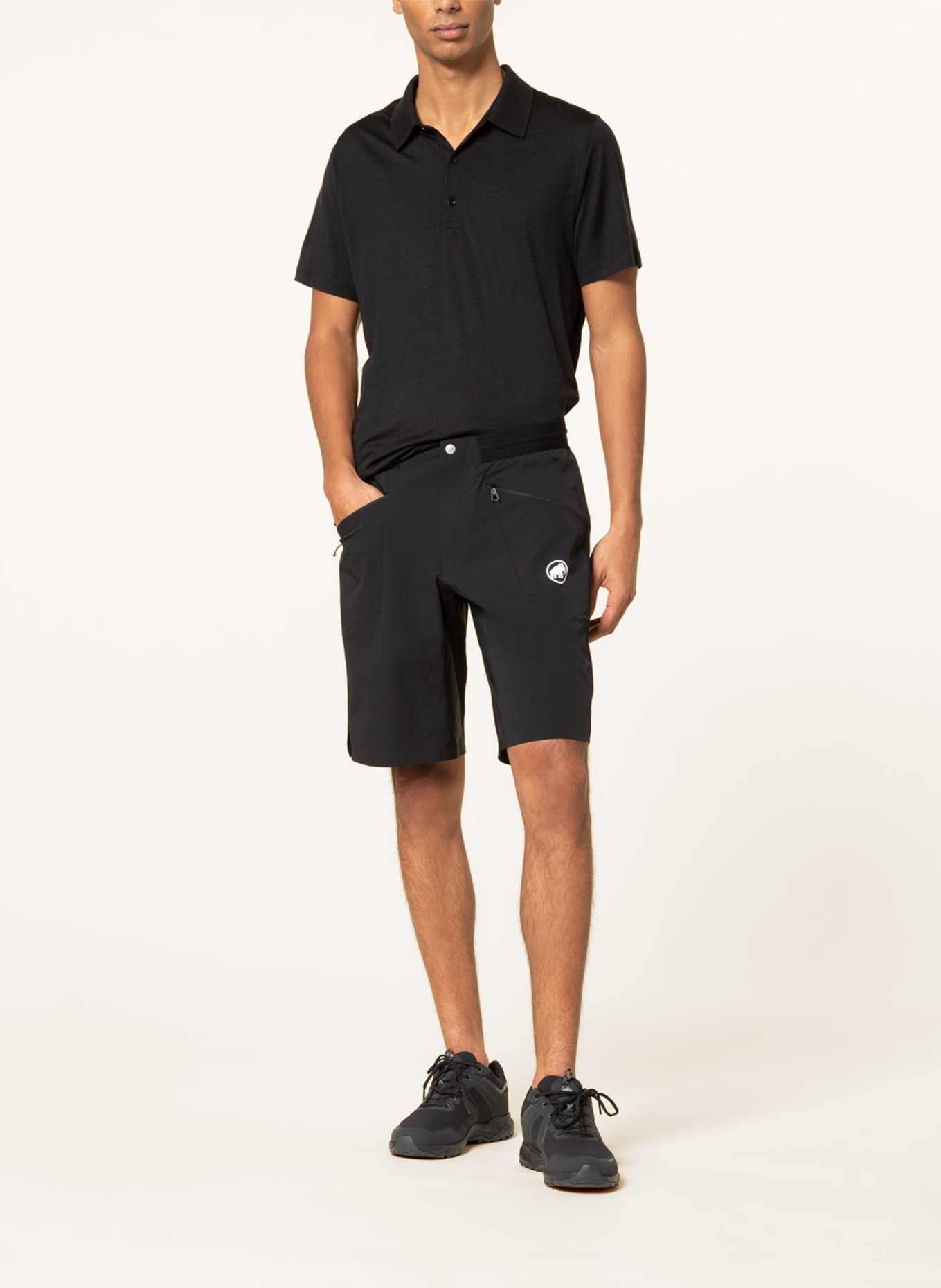MAMMUT Outdoor shorts AENERGY LIGHT, Color: BLACK (Image 2)
