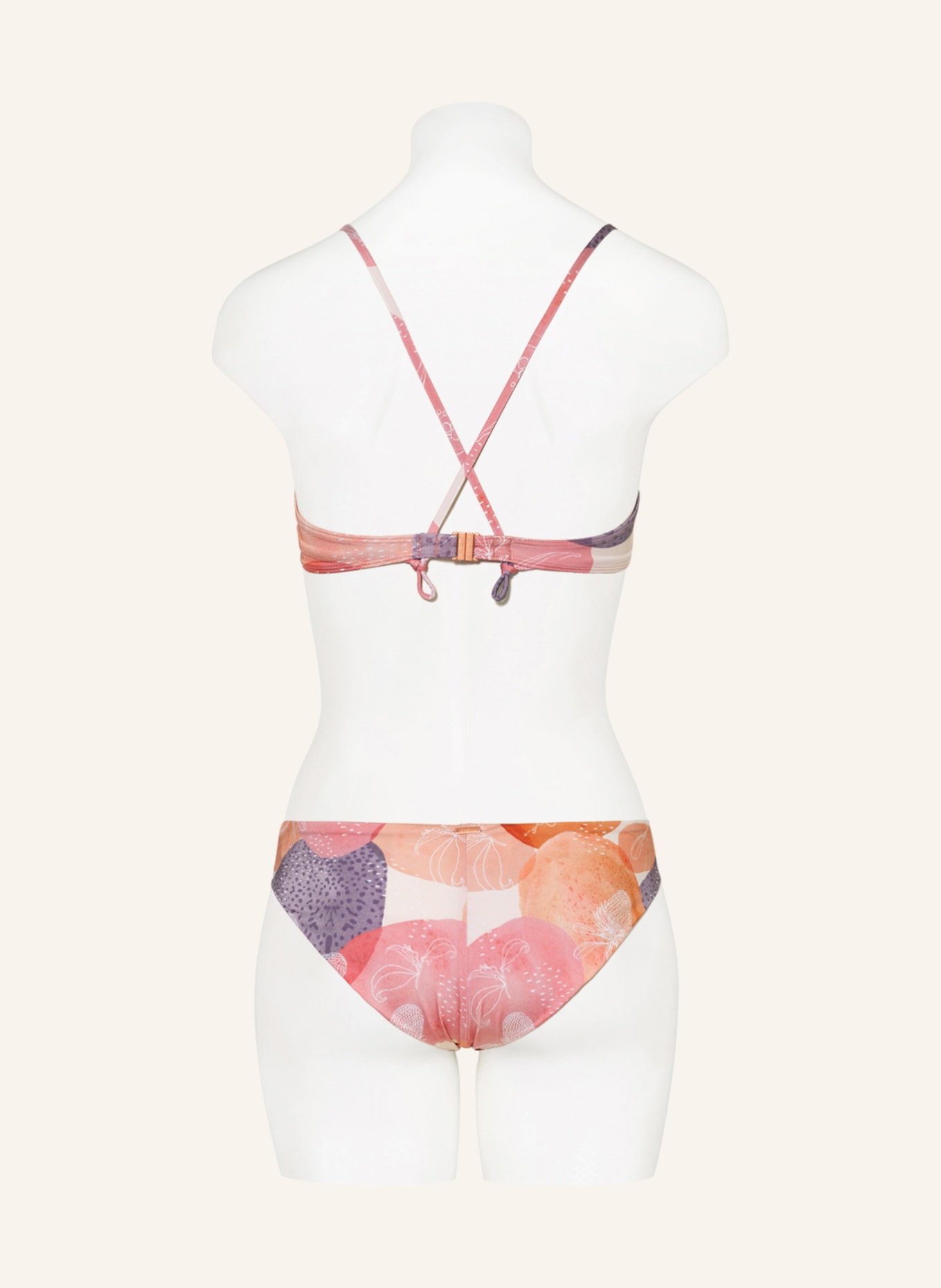 O'NEILL Bralette-Bikini GLOBAL BAAY MAOI, Farbe: ROSÉ/ HELLLILA/ ECRU (Bild 5)