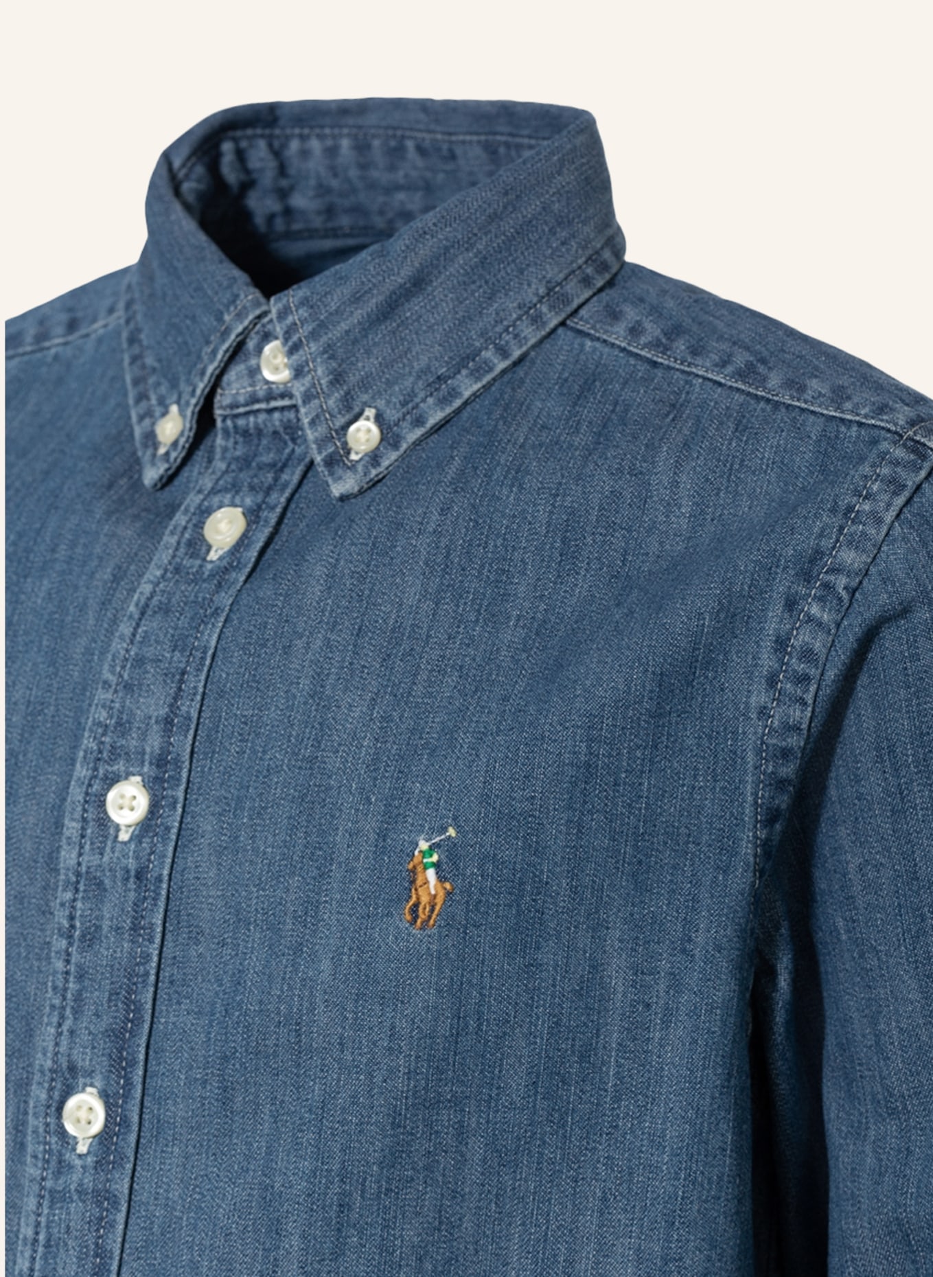 POLO RALPH LAUREN Koszula jeansowa, Kolor: NIEBIESKI (Obrazek 3)