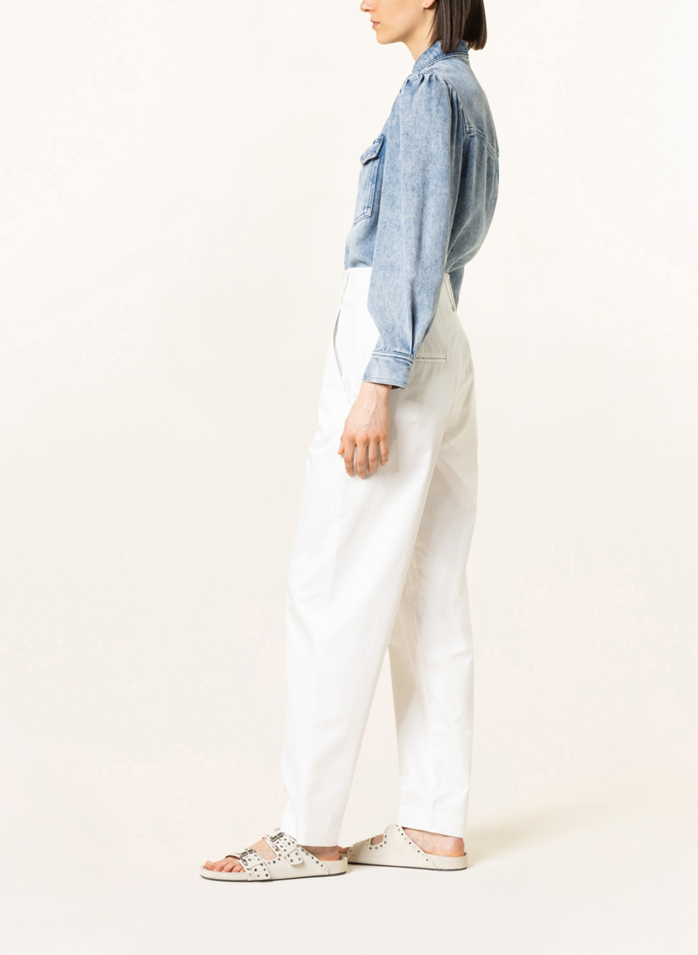 Isabel Marant Elore workwear pants - Wendela van Dijk