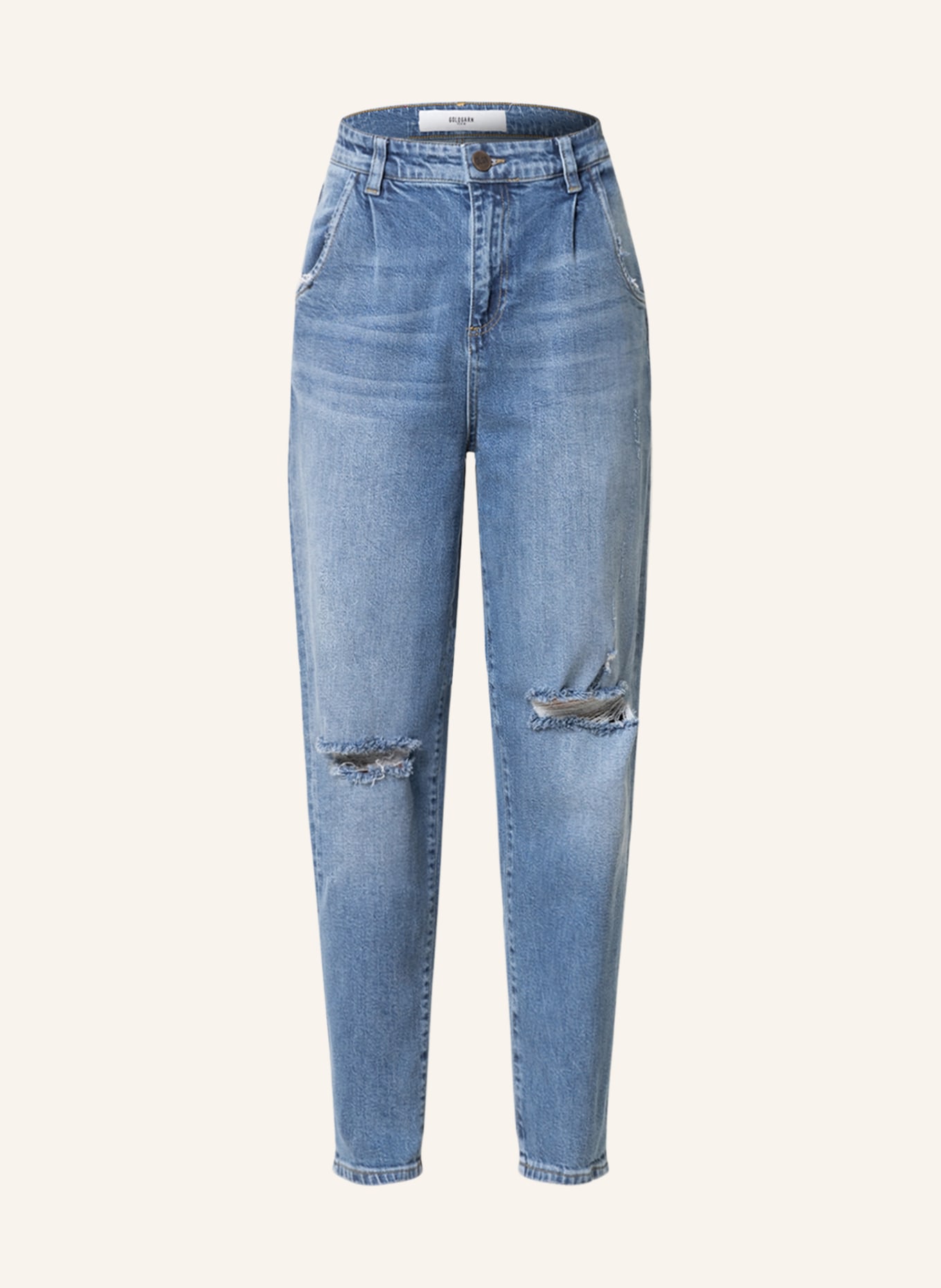 GOLDGARN DENIM Mom Jeans OSTSTADT, Farbe: 1010 vibtageblue (Bild 1)