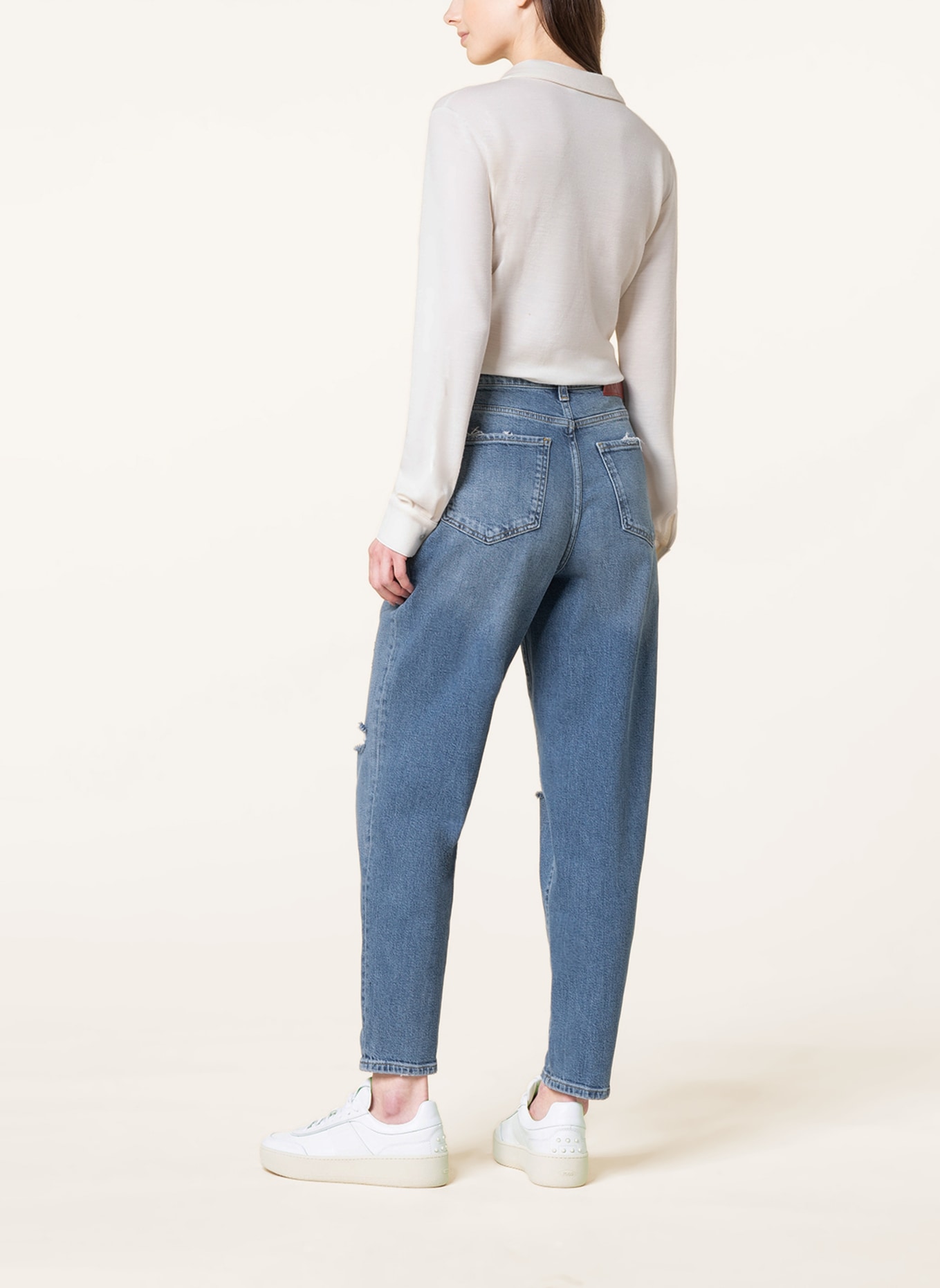 GOLDGARN DENIM Mom Jeans OSTSTADT, Farbe: 1010 vibtageblue (Bild 3)