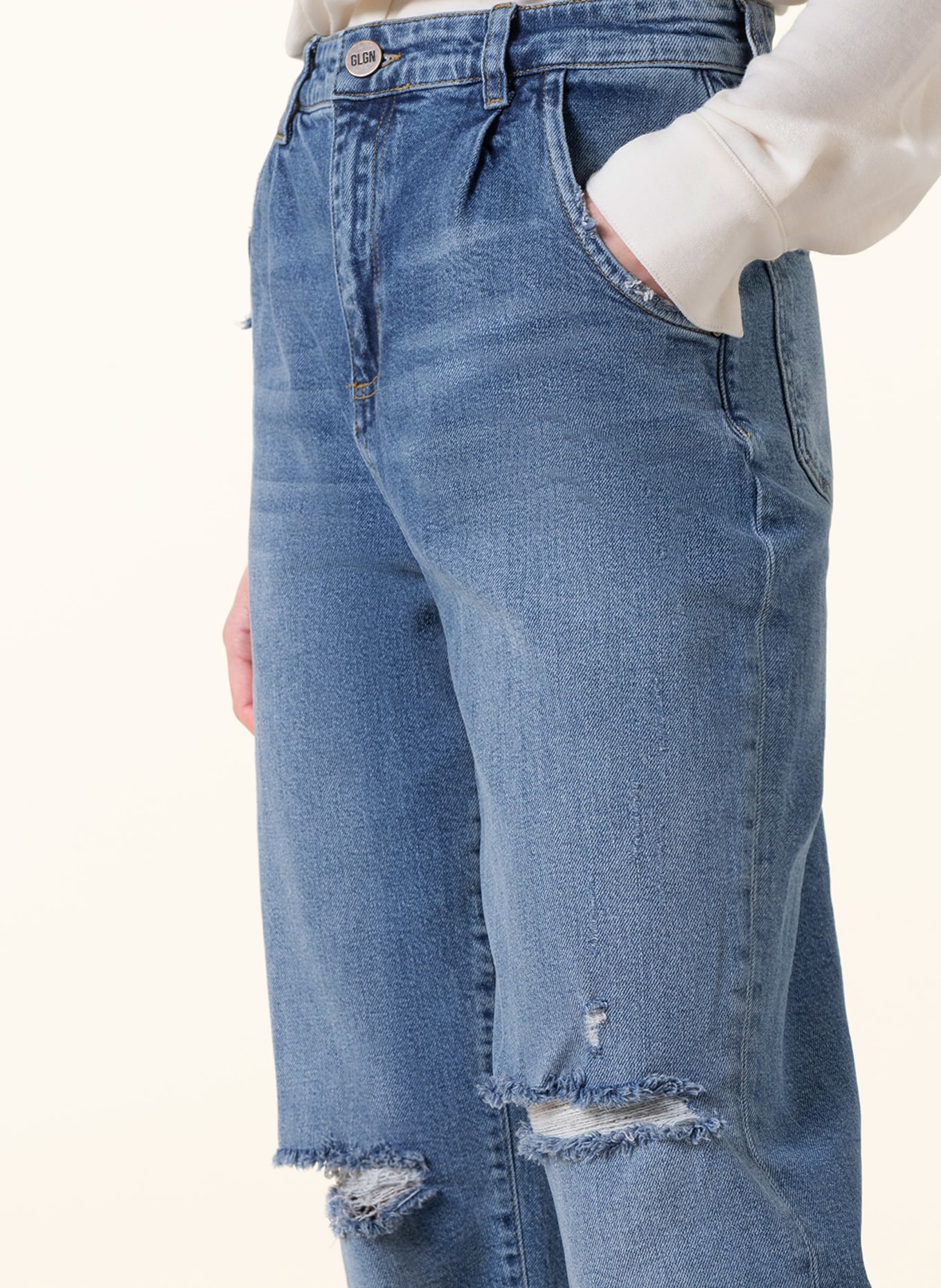 GOLDGARN DENIM Mom Jeans OSTSTADT, Farbe: 1010 vibtageblue (Bild 5)