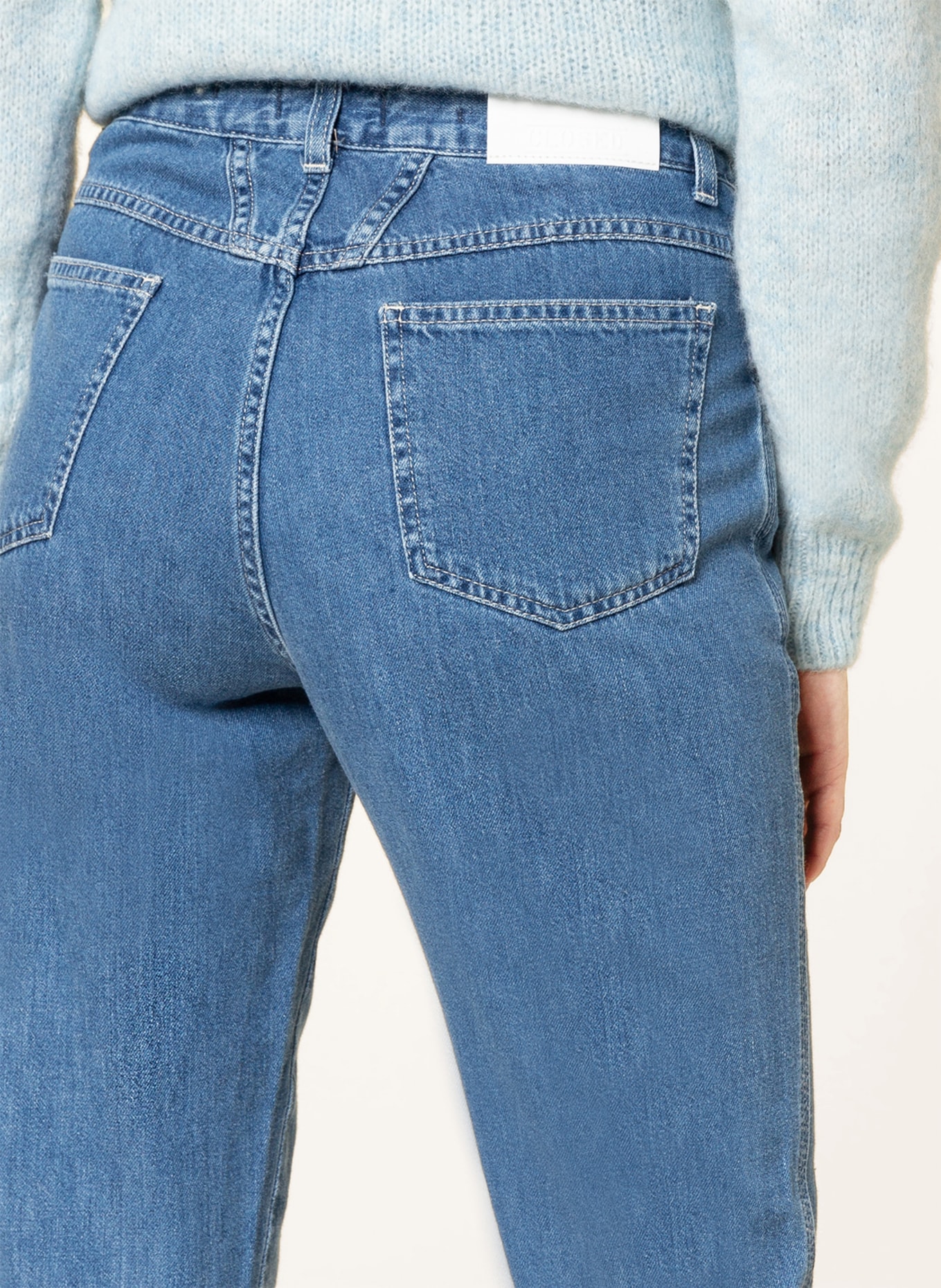 CLOSED Boyfriend Jeans PEDAL PUSHER, Farbe: MBL MID BLUE (Bild 5)
