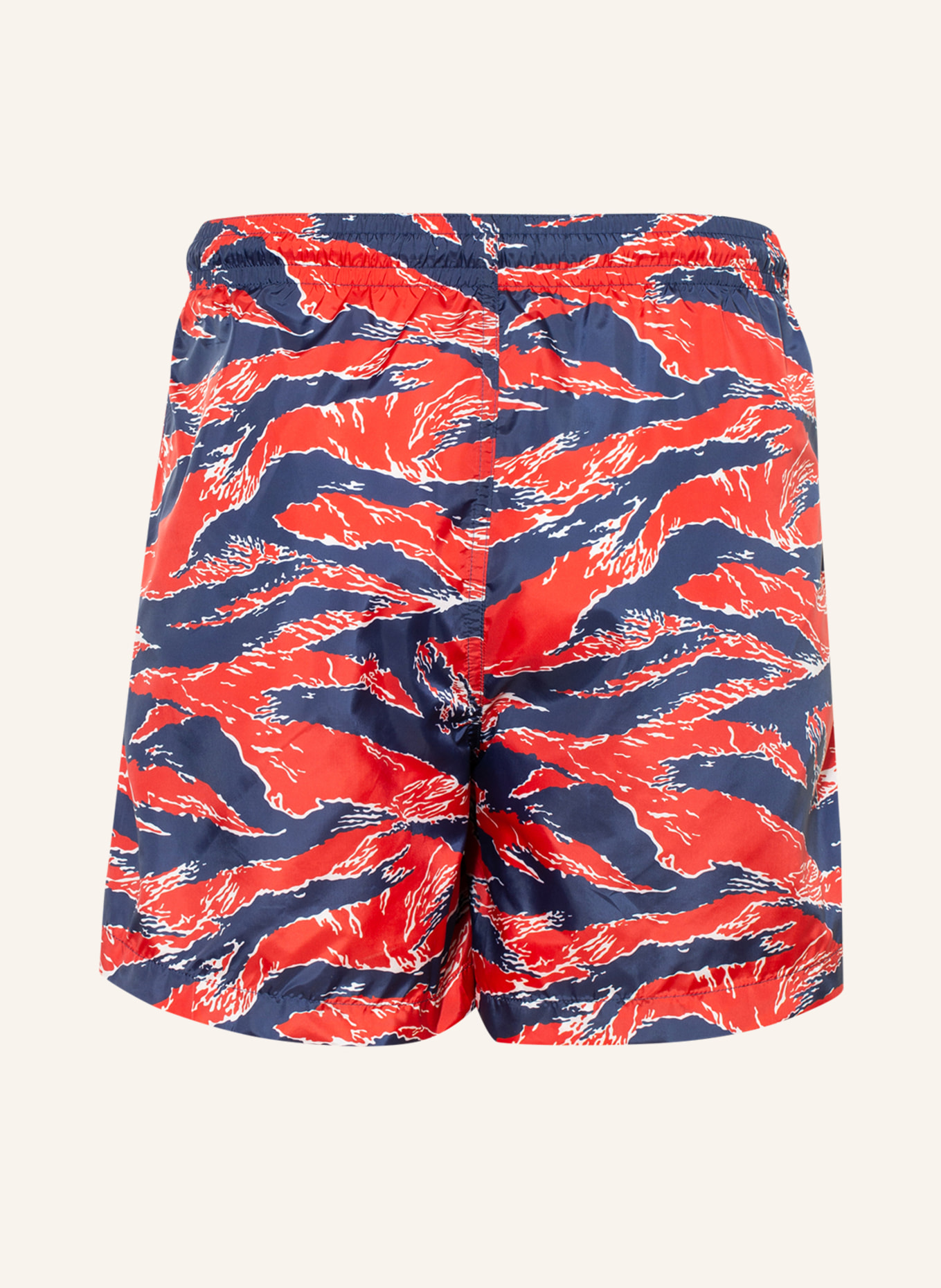 MONCLER Swim shorts, Color: RED/ DARK BLUE (Image 2)