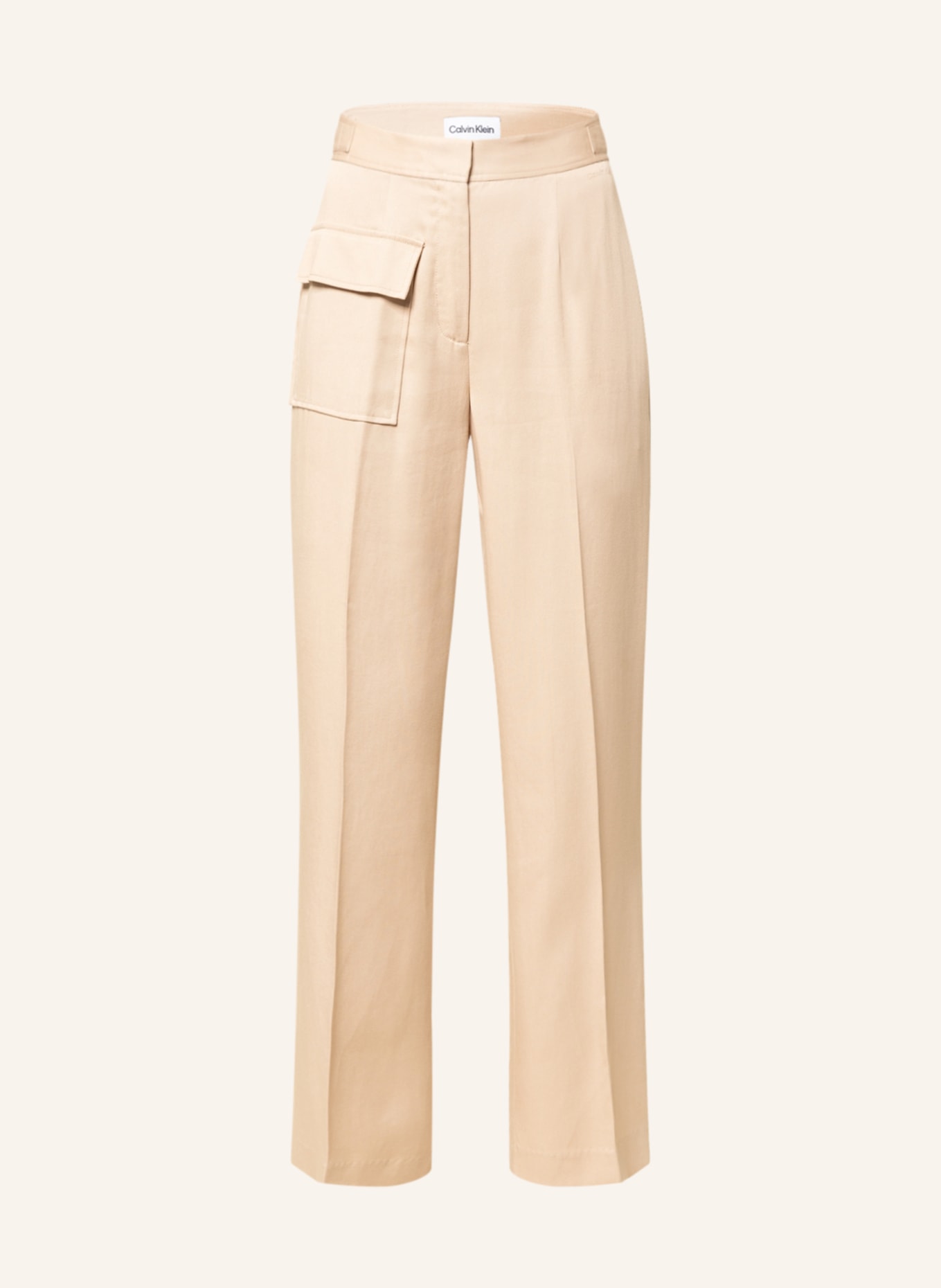 Calvin Klein Spodnie Marlena , Kolor: BEŻOWY (Obrazek 1)