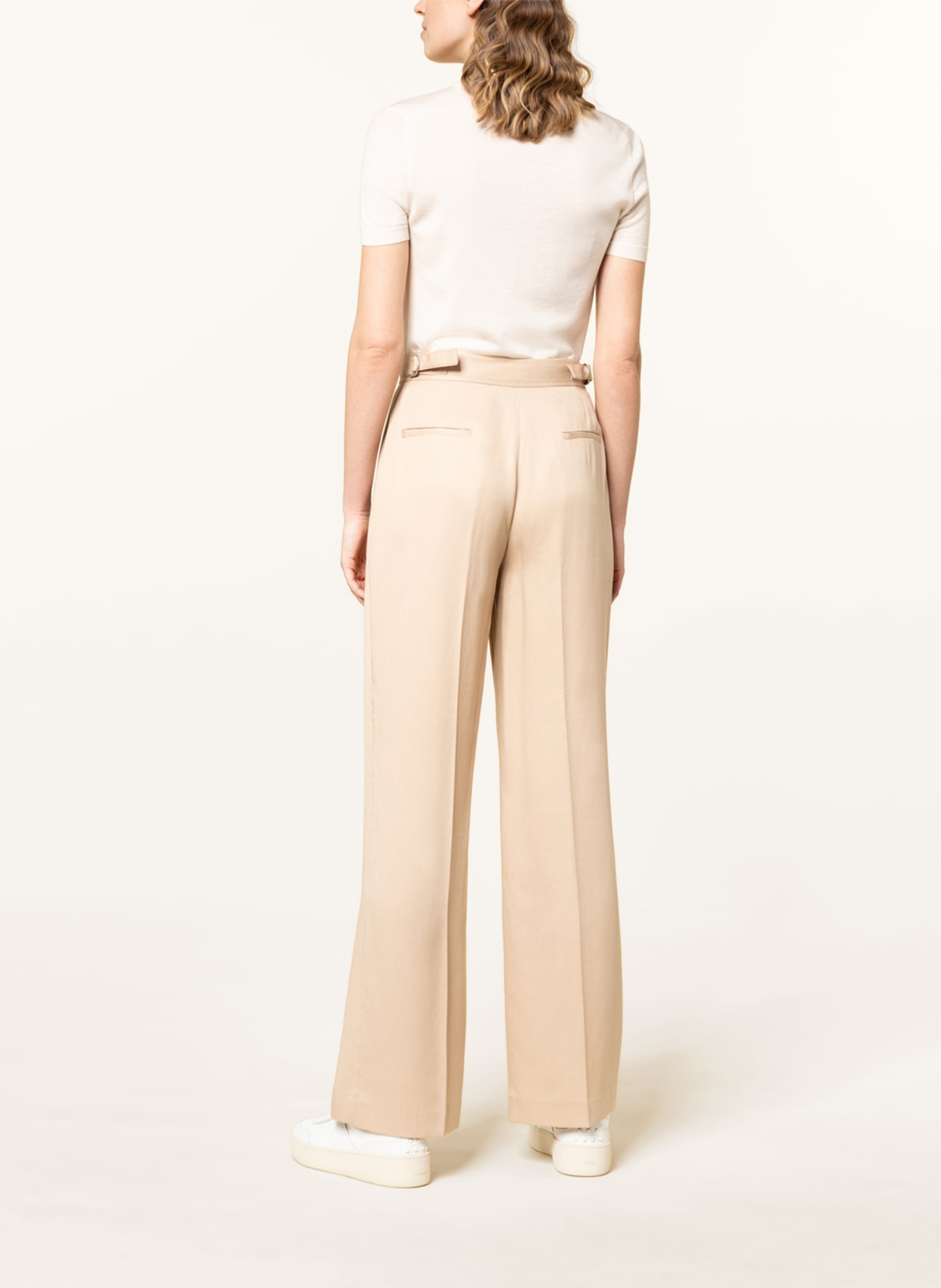 Calvin Klein Wide leg trousers , Color: BEIGE (Image 3)