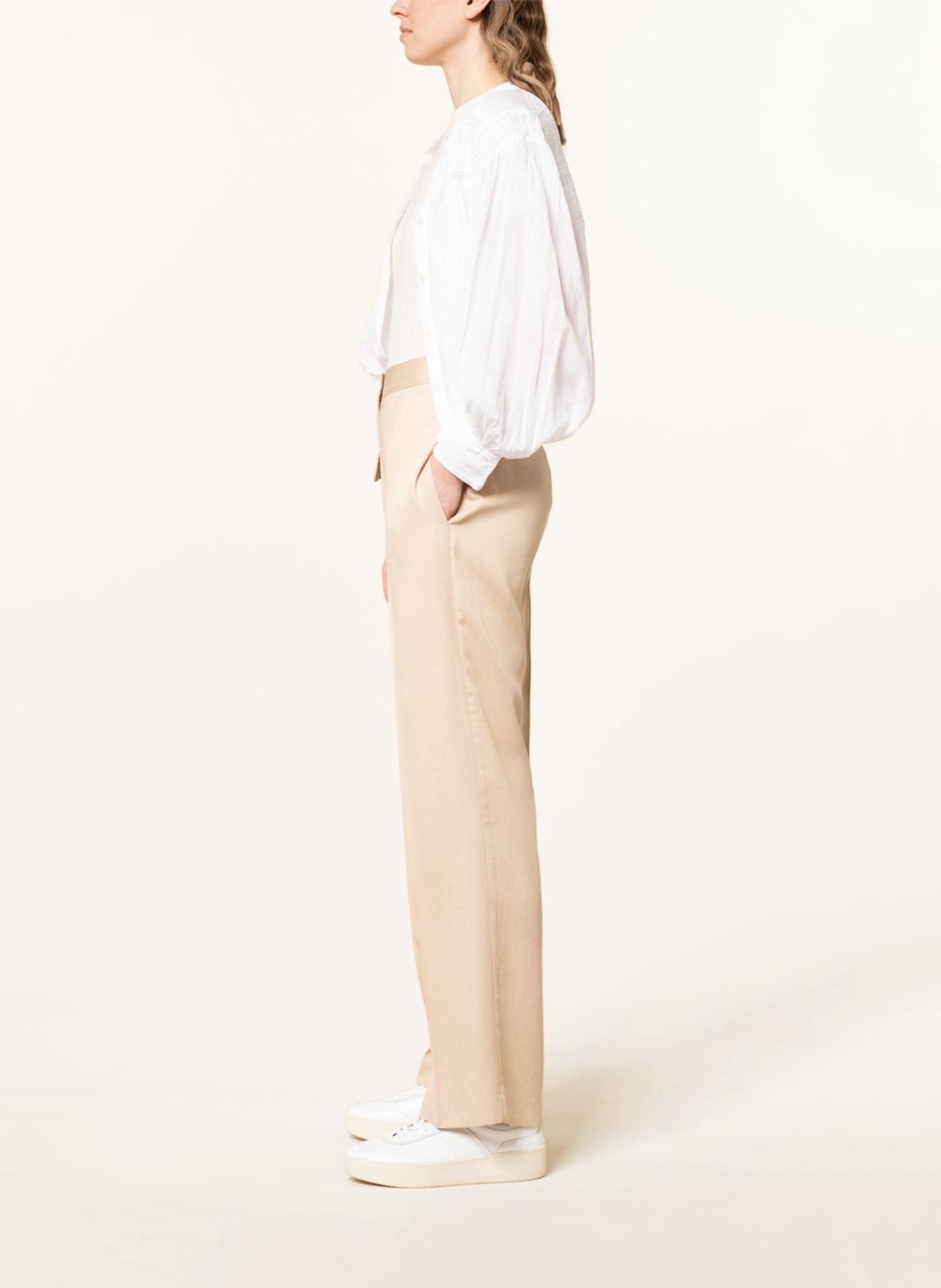 Calvin Klein Marlene kalhoty , Barva: BÉŽOVÁ (Obrázek 4)