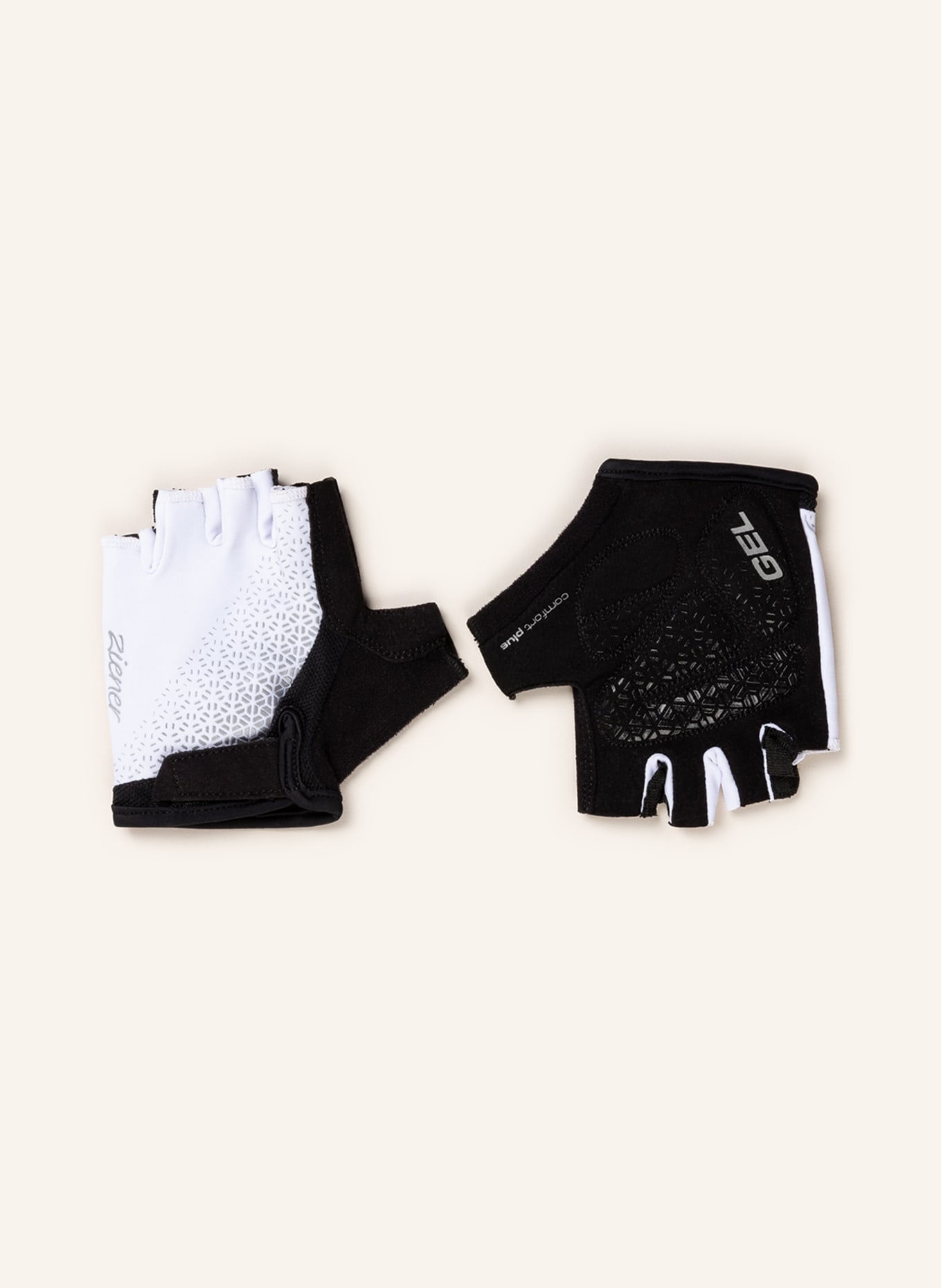 ziener Cycling gloves CADJA, Color: WHITE/ BLACK (Image 1)