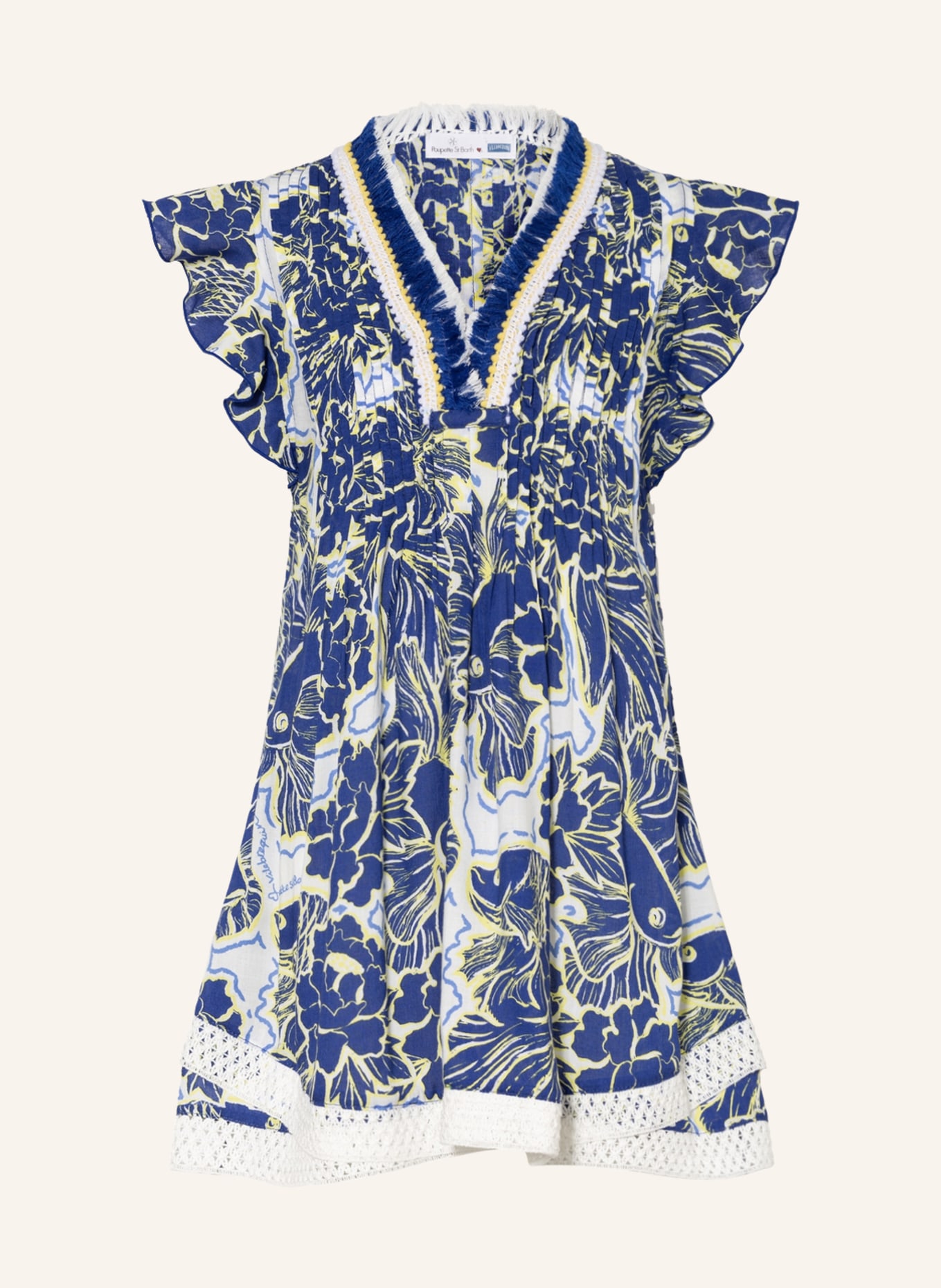 VILEBREQUIN Sukienka plażowa SHASHOU, Kolor: NIEBIESKI/ BIAŁY/ ŻÓŁTY (Obrazek 1)