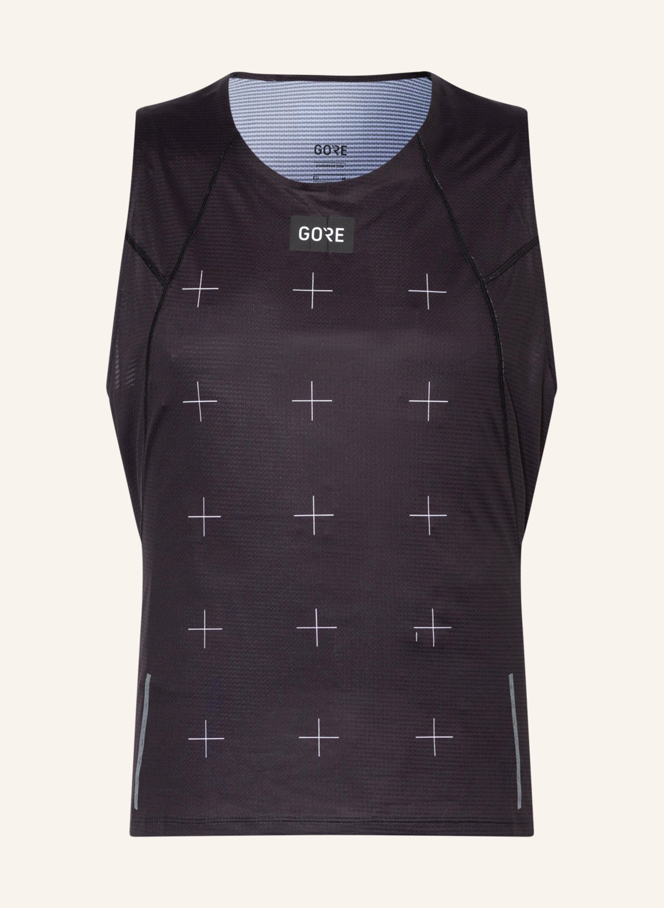 GORE RUNNING WEAR Tank top CONTEST DAILY, Color: BLACK (Image 1)