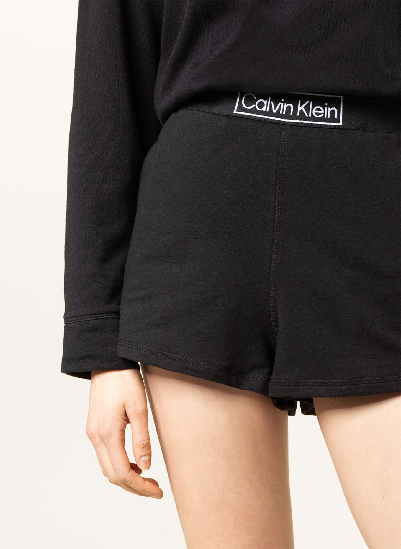 Calvin Klein Szorty od piżamy REIMAGINED HERITAGE, Kolor: CZARNY (Obrazek 5)