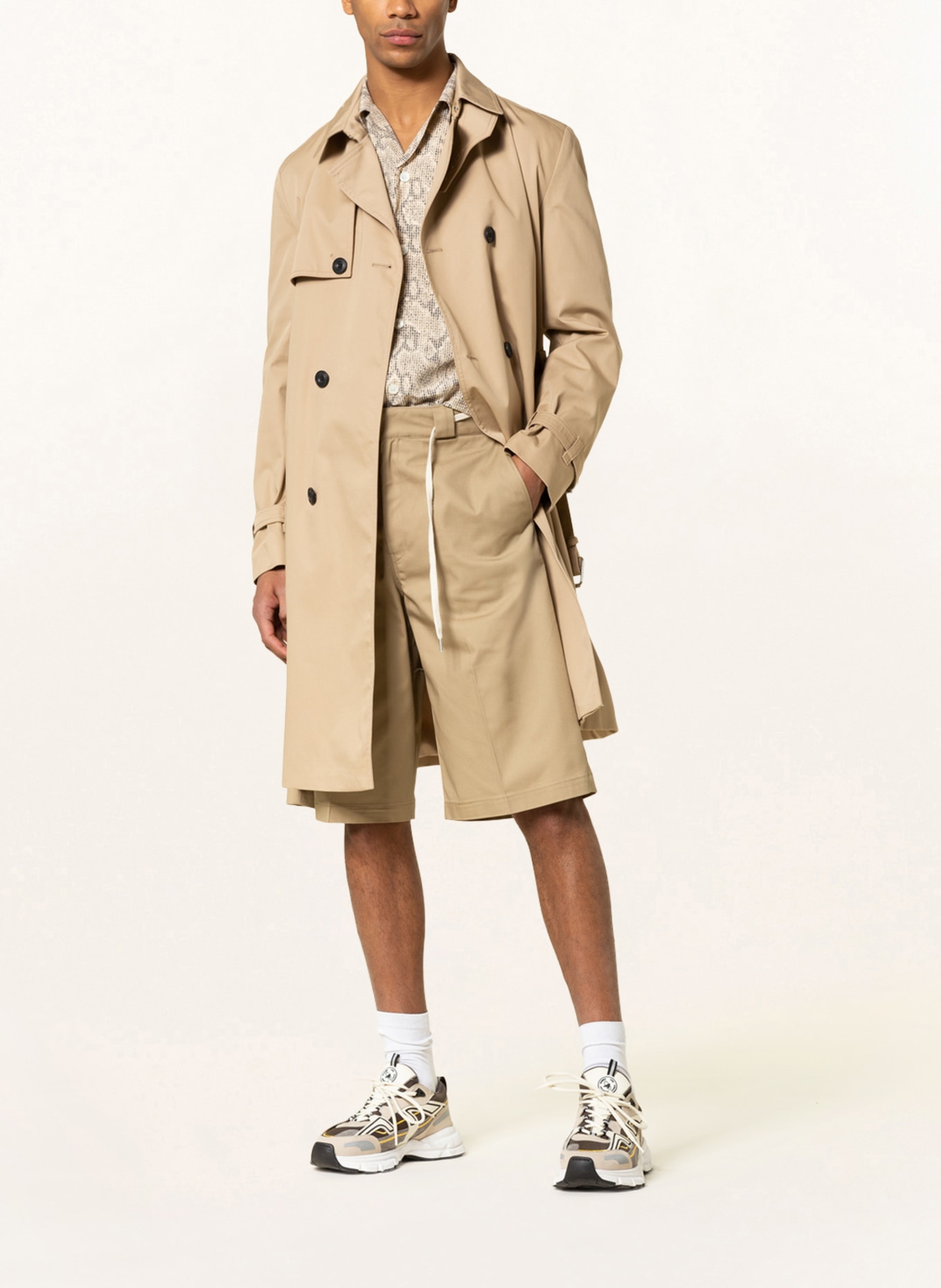 HUGO Trench coat MALUKS, Color: CAMEL (Image 2)